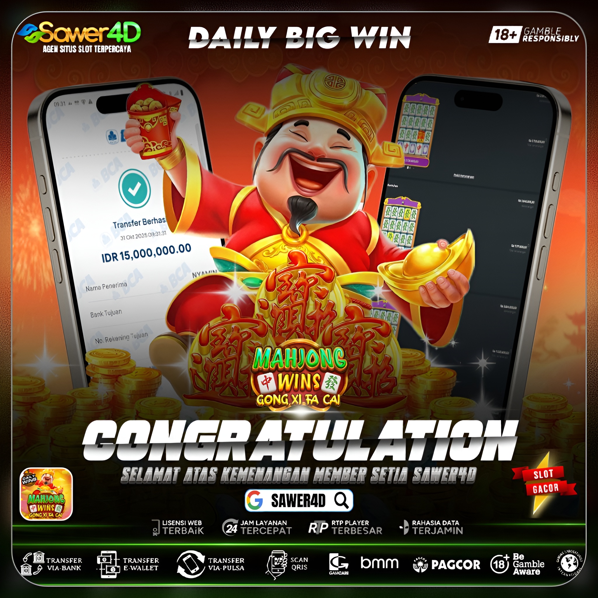 Gong Xi Fa Cai 💥🎊🎉Kemenangan Besar Telah Tiba , Dewa Kemenangan Datang Maxwin Pun Tak Terhindarkan