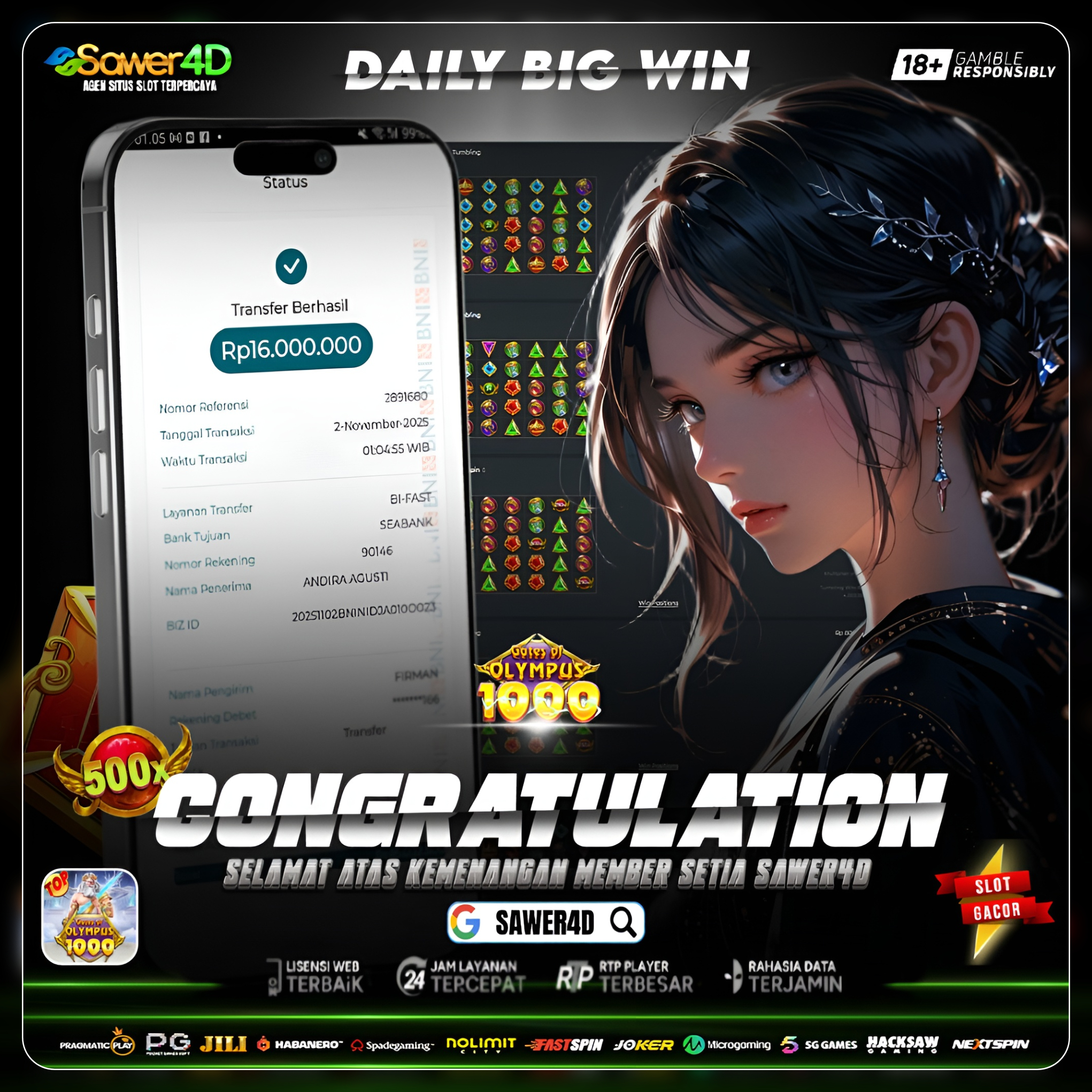 💥 PETIR MENYALA OLYMPUS BERGUNCANG, X1000 BUKAN MITOS, INI FAKTA!!! 💎🔥