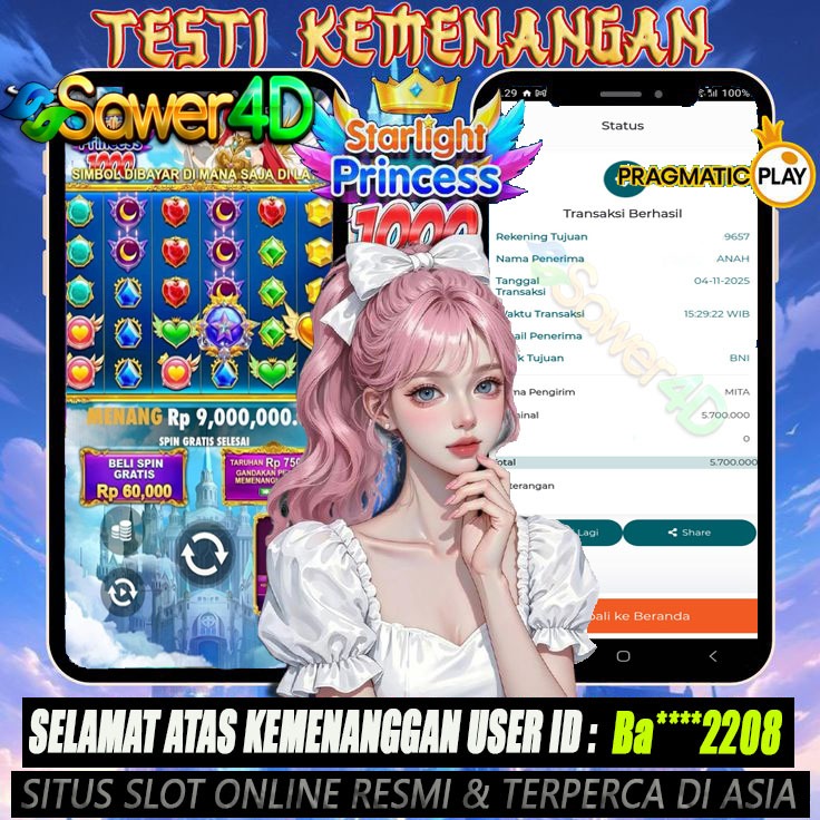🌟 Selamat atas kemenangan luar biasa di game Princess Starlight Pragmatic!