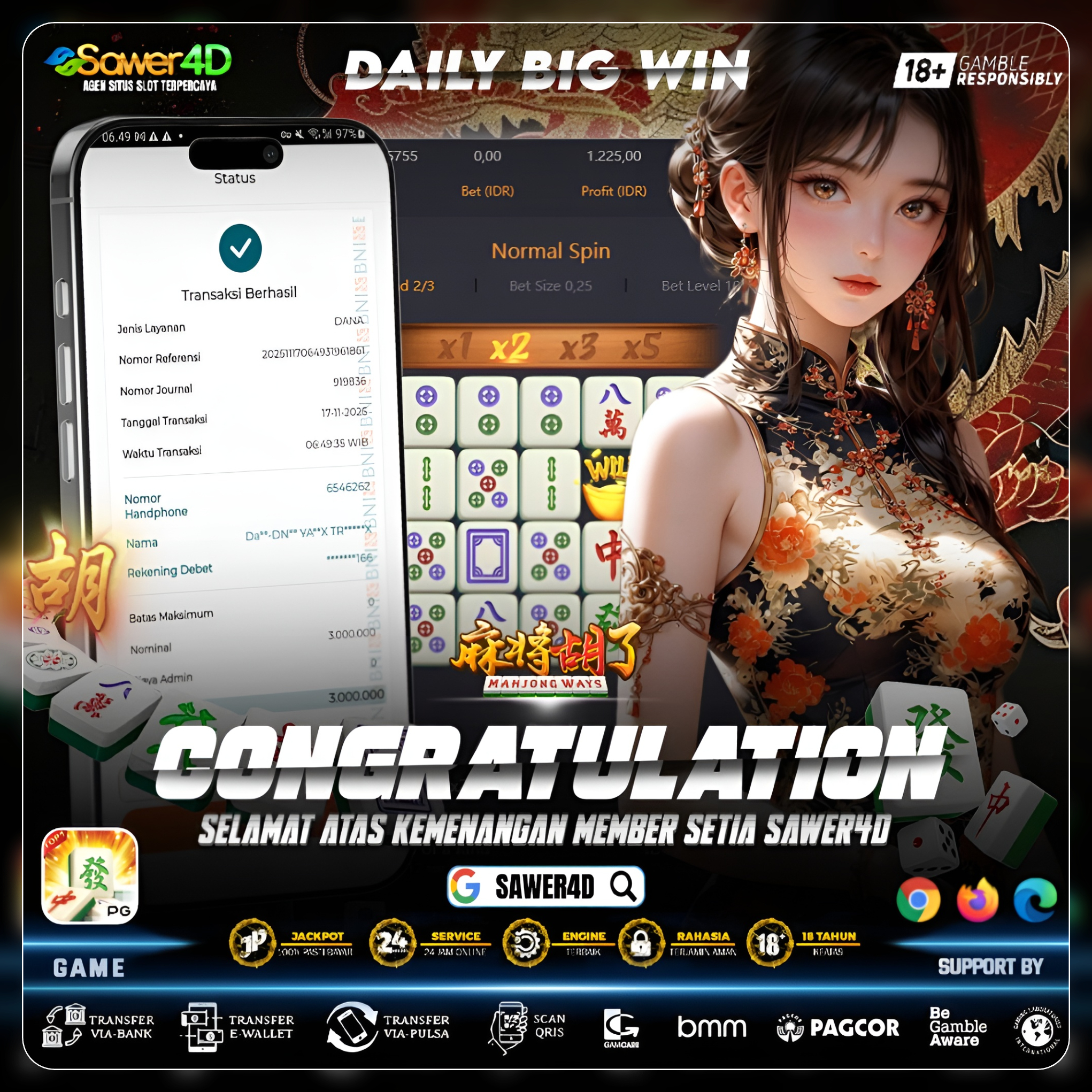 “Mahjong Ways lagi gacor banget! Yuk gabung lihat gimana pecahannya bikin suasana meledak!” 💥🀄🔥