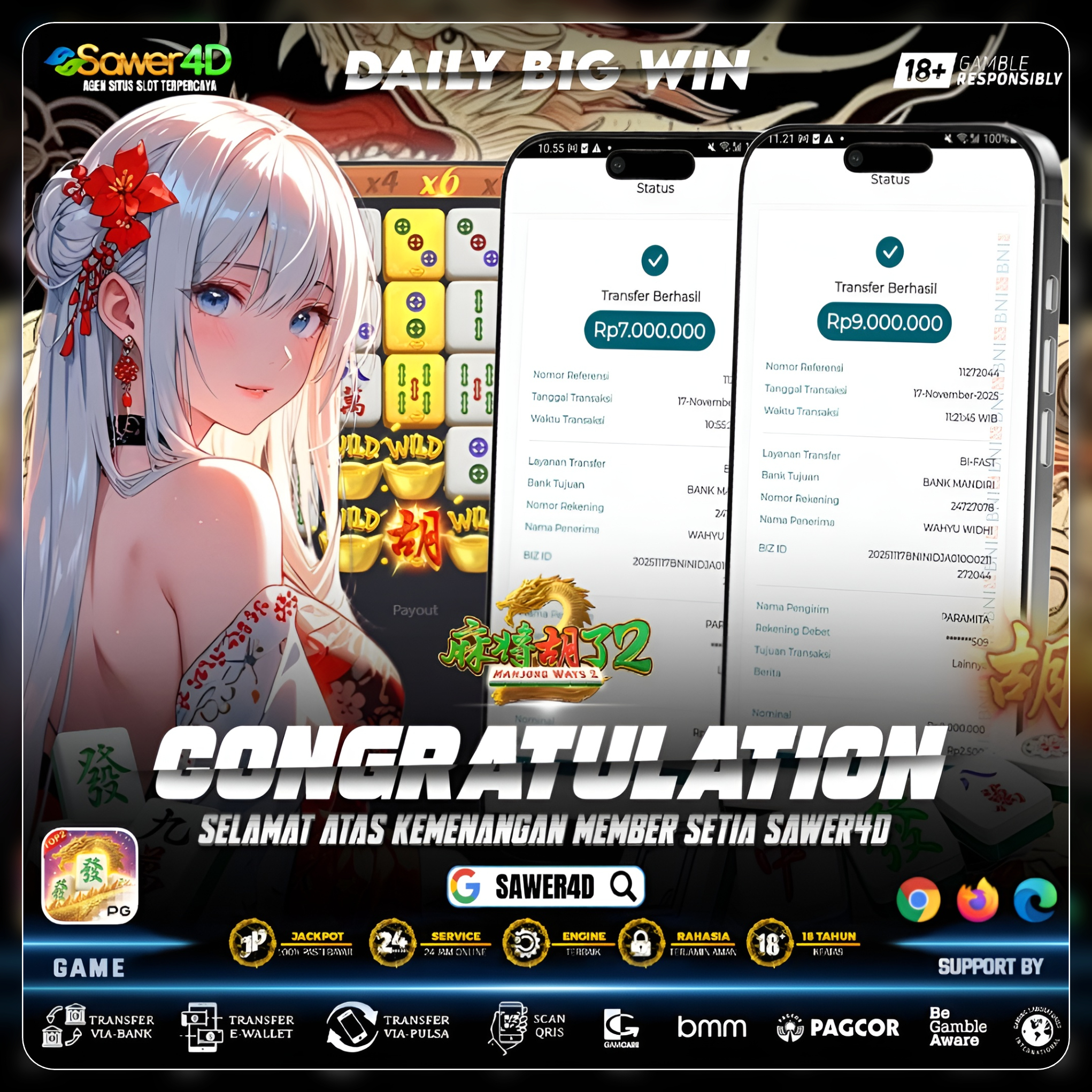 “Naga bangkit dari layar, langsung nyembur api kemenangan! Mahjong Ways 2 ngasih cuan banget hari ini!! 🔥🐉💥”