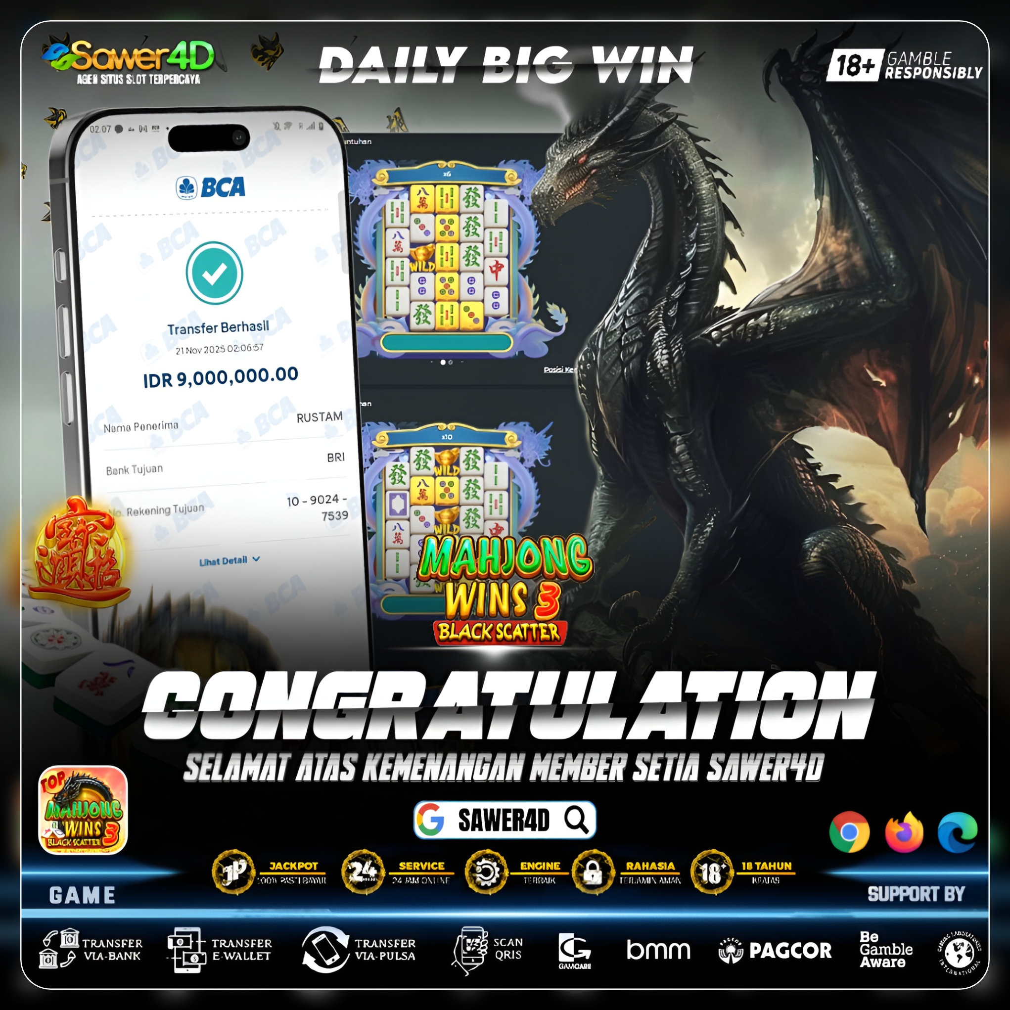 🔥 “Black Scatter meledak! Satu kilatan gelap langsung buka jalan kemenangan yang nggak pake ampun!”