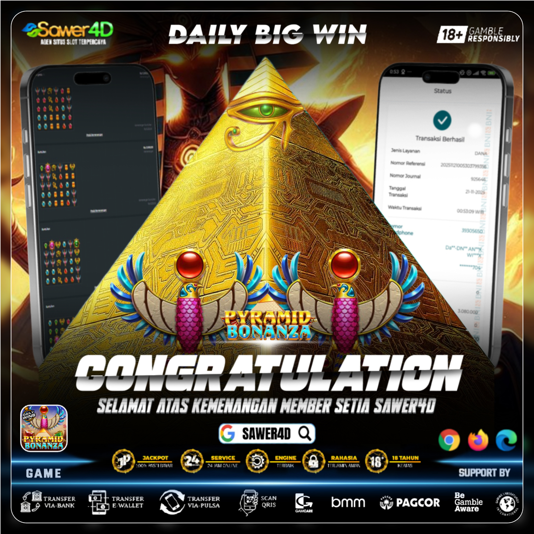 🔱⚡ “Dari balik gurun panas, simbol-simbolnya kumpul sempurna—Pyramid Bonanza langsung ngasih Cahaya kemenangan!”