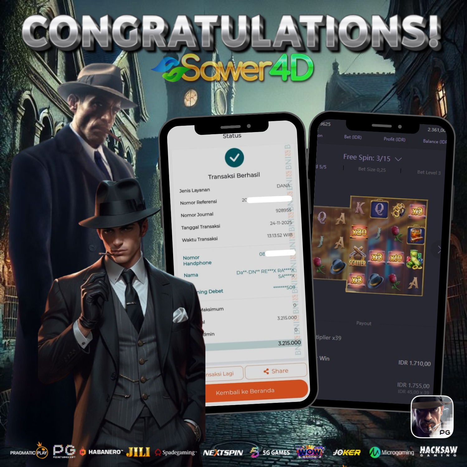 Selamaaat! Ledakan cuan terjadi di Mafia Mayhem PG Soft!