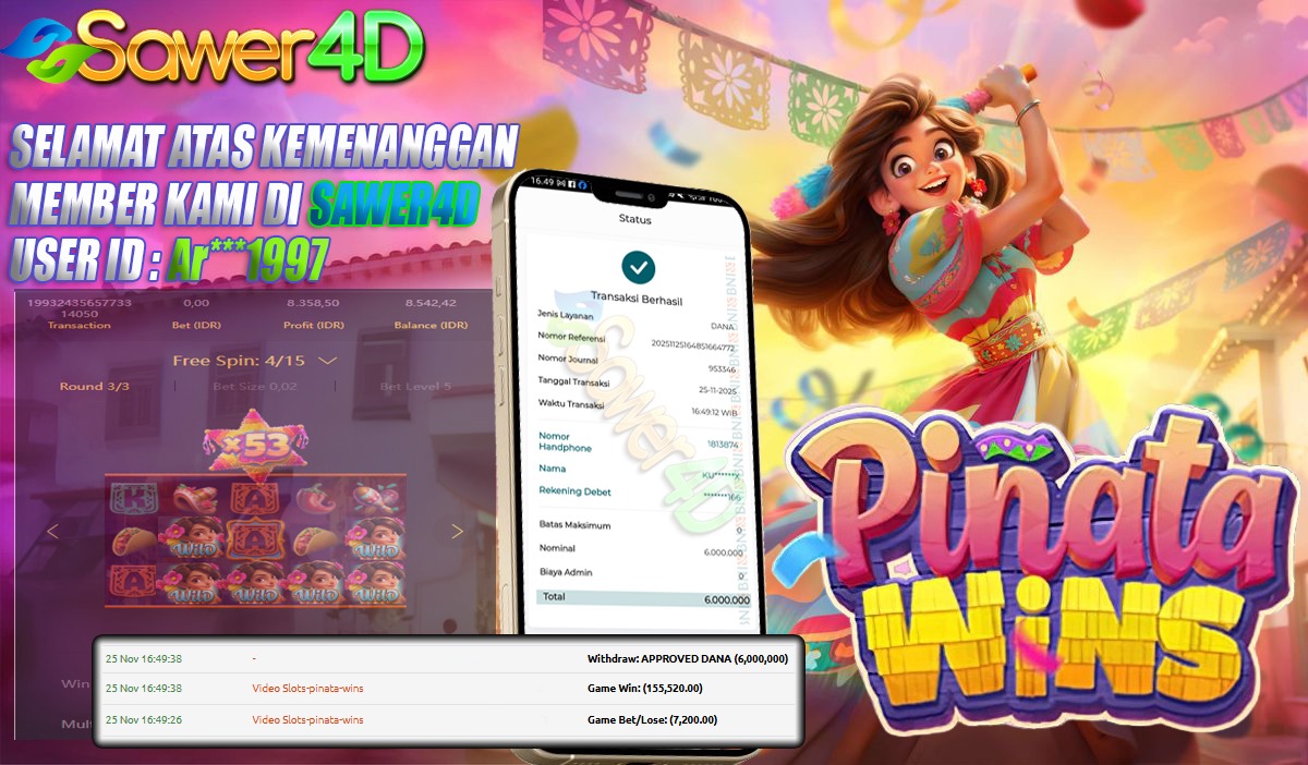 Selamaaat! Piñata Wins meledak manis dengan kemenangan besar!