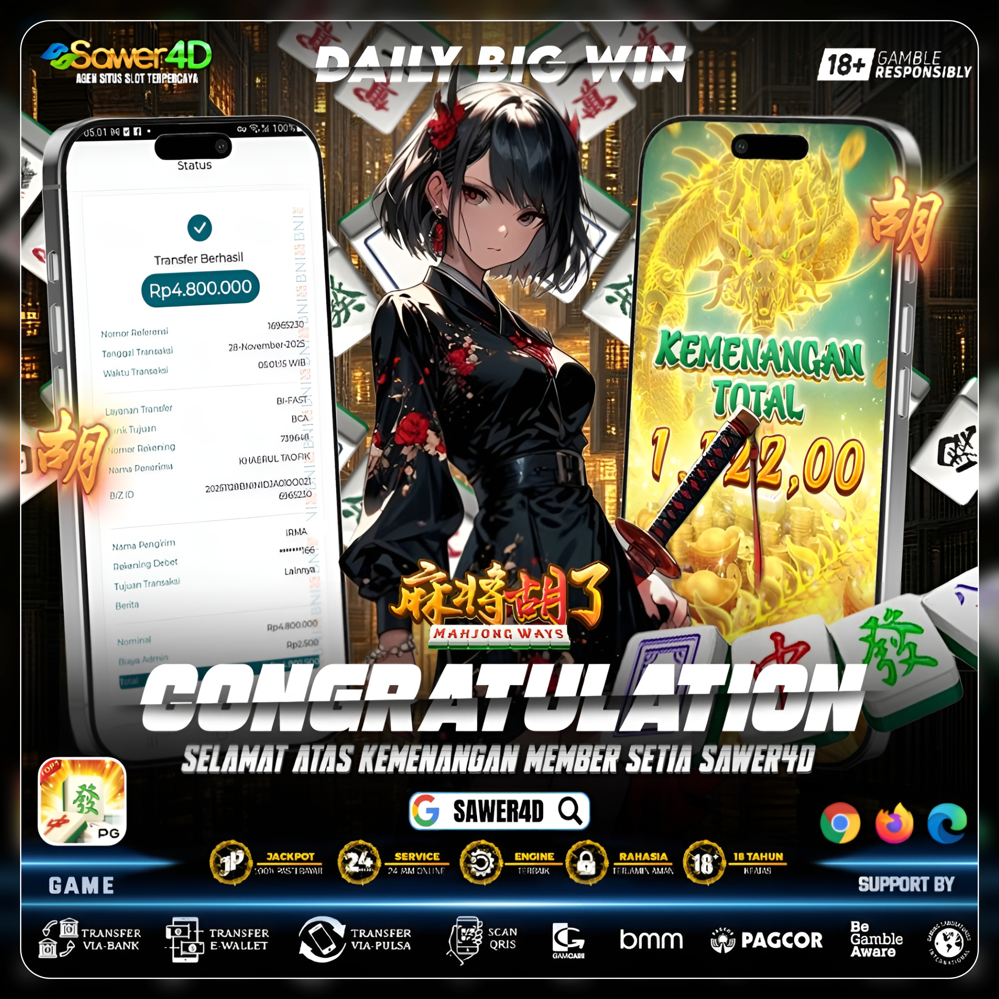 ⚡ “Sekali spin langsung gacor! Mahjong Ways 1 kasih win deras—ga ada rem, ga ada ampun! Gas bareng sebelum reda!”