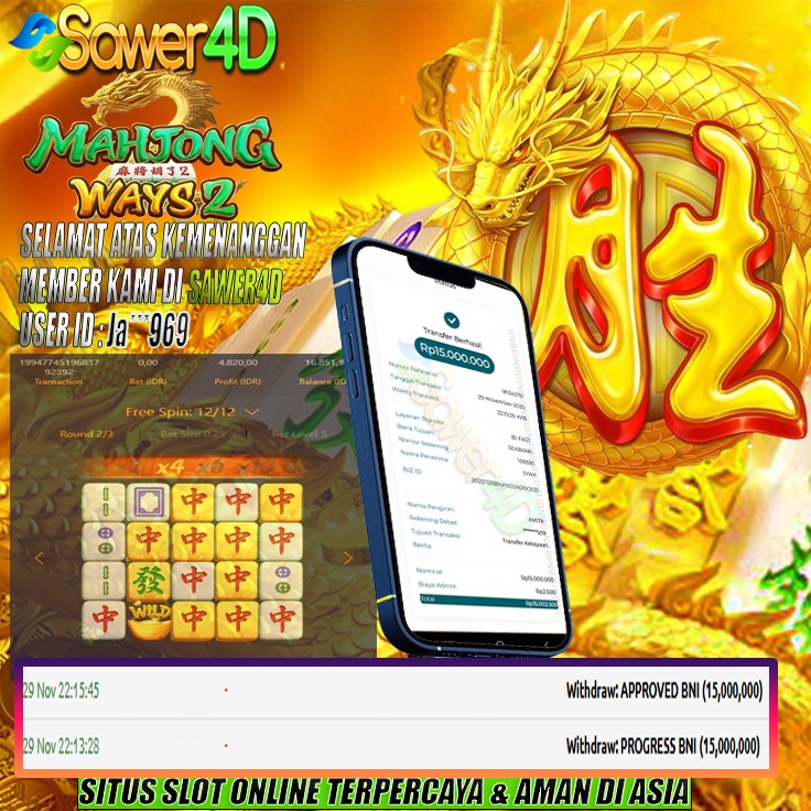 Kemenangan manis mendarat di Mahjong Ways 1!