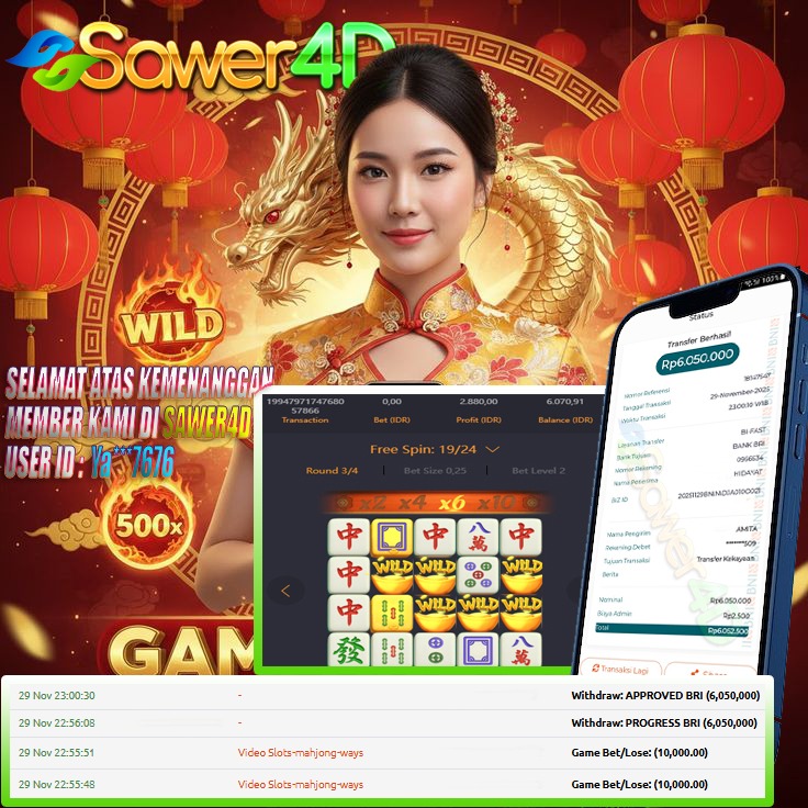 🏮 SELAMAT ATAS KEMENANGAN DI MAHJONG WAYS! 🀄🔥