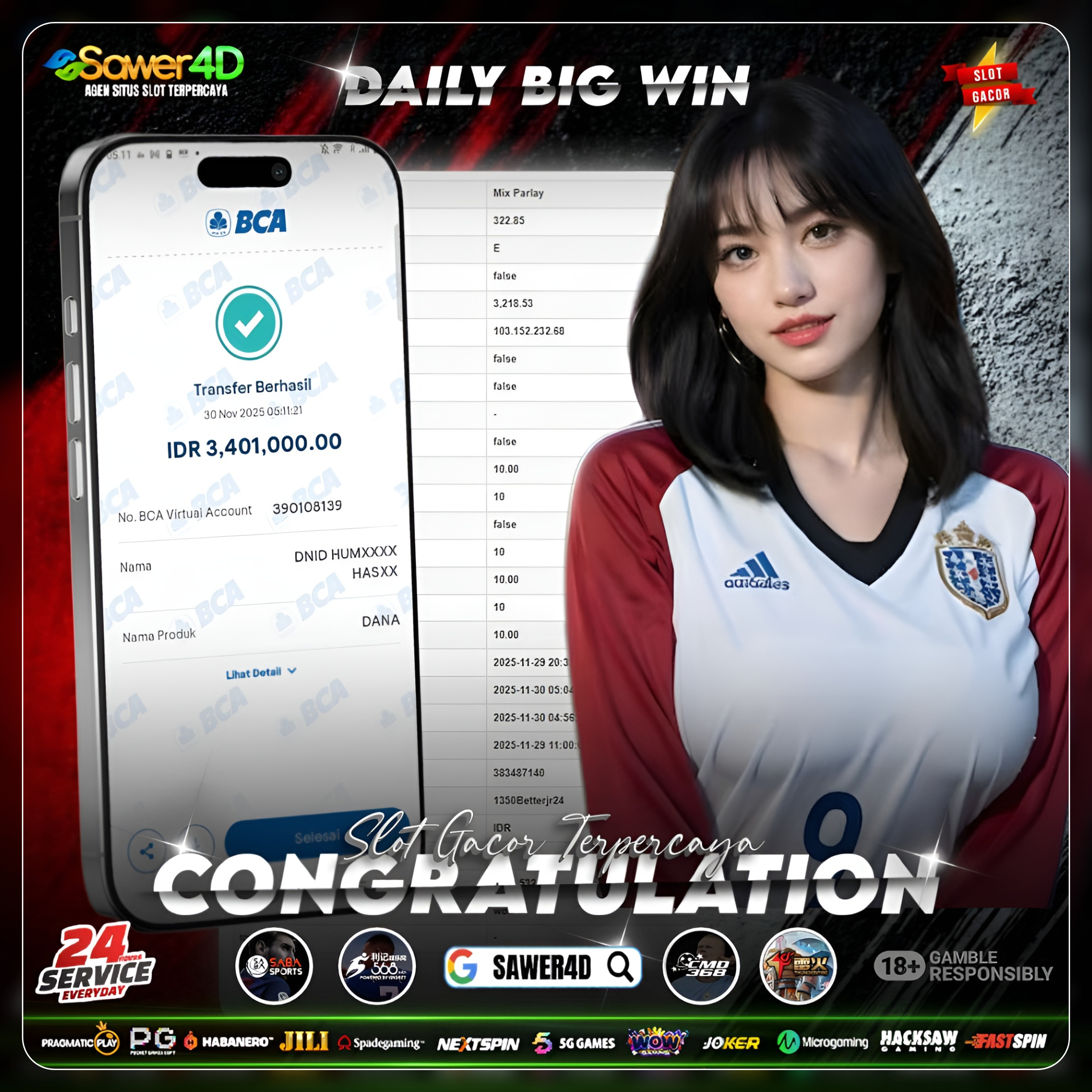 Mix parlay meledak! Semua prediksi masuk mulus tanpa ampun! Malam ini bukan cuma menang—tapi NGEGAS sampai lawan nggak berkedip! Bukti kalau keyakinan + strategi = kemenangan besar! 🚀🔥⚽”