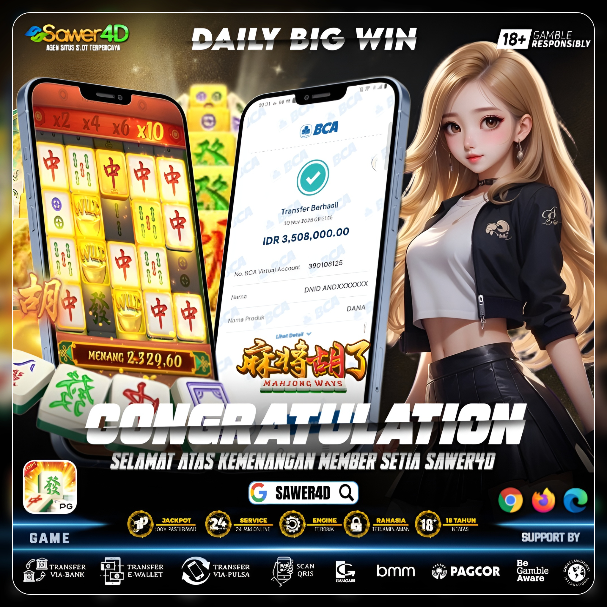 “Kemenangan pecah di Mahjong Ways 1! Pola masuk, sensasi meledak, dan saldo langsung naik bar-bar! Ayo gas bareng—saatnya ikut ngerasain kemenangan yang lagi deras-derasnya ini! 🔥💰🀄”