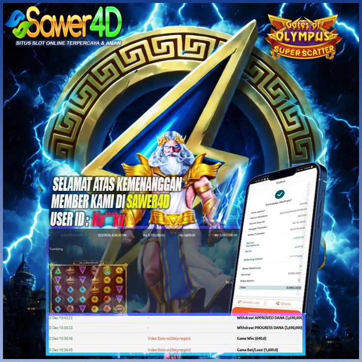 ⚡🔥 Gates of Olympus barusan pecah parah!