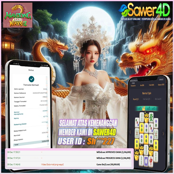 Boskuu gacor abis! Mahjong Ways 2 meledak manis