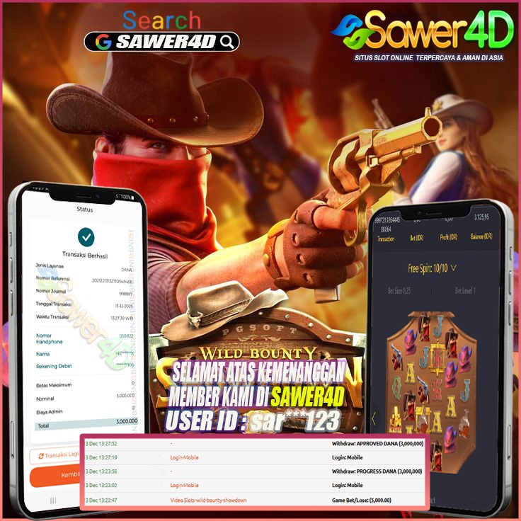 Selamat atas kemenangan gacor di permainan Wild Bounty bosku! Free spin masuk beruntun, cuan ngalir deras tanpa henti! Mantap terus boskuu!