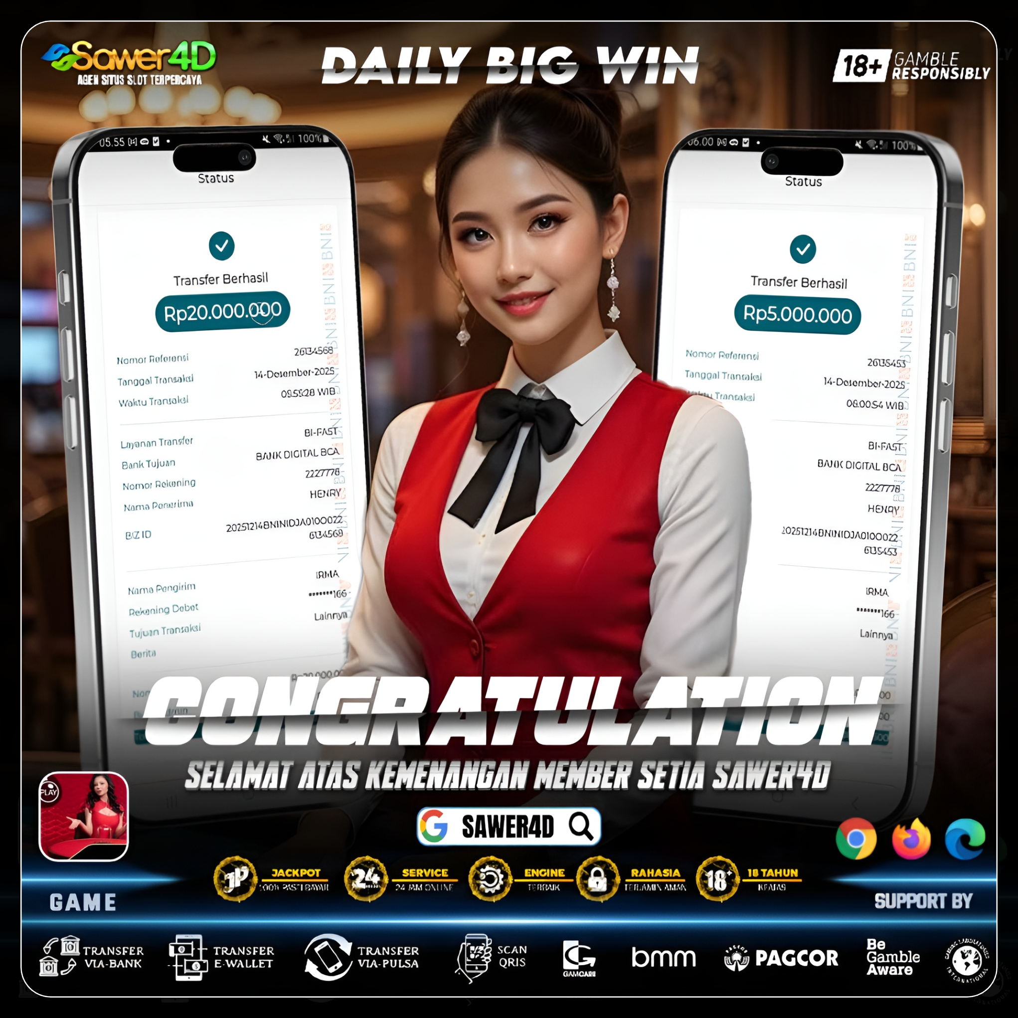 “Main santai, hasilnya luar biasa 😎”