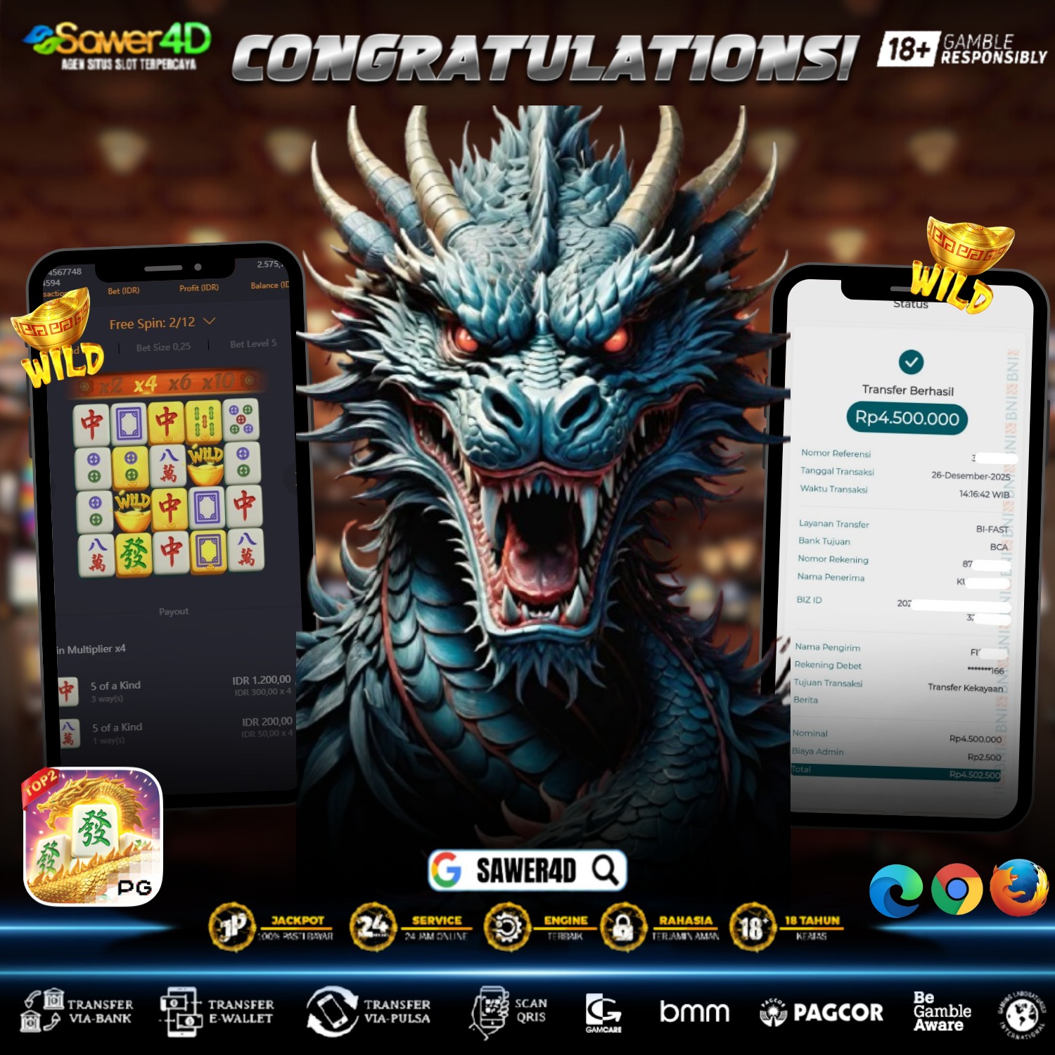 Main dengan kontrol dan ritme yang pas, Mahjong Ways akhirnya kasih hasil yang memuaskan.