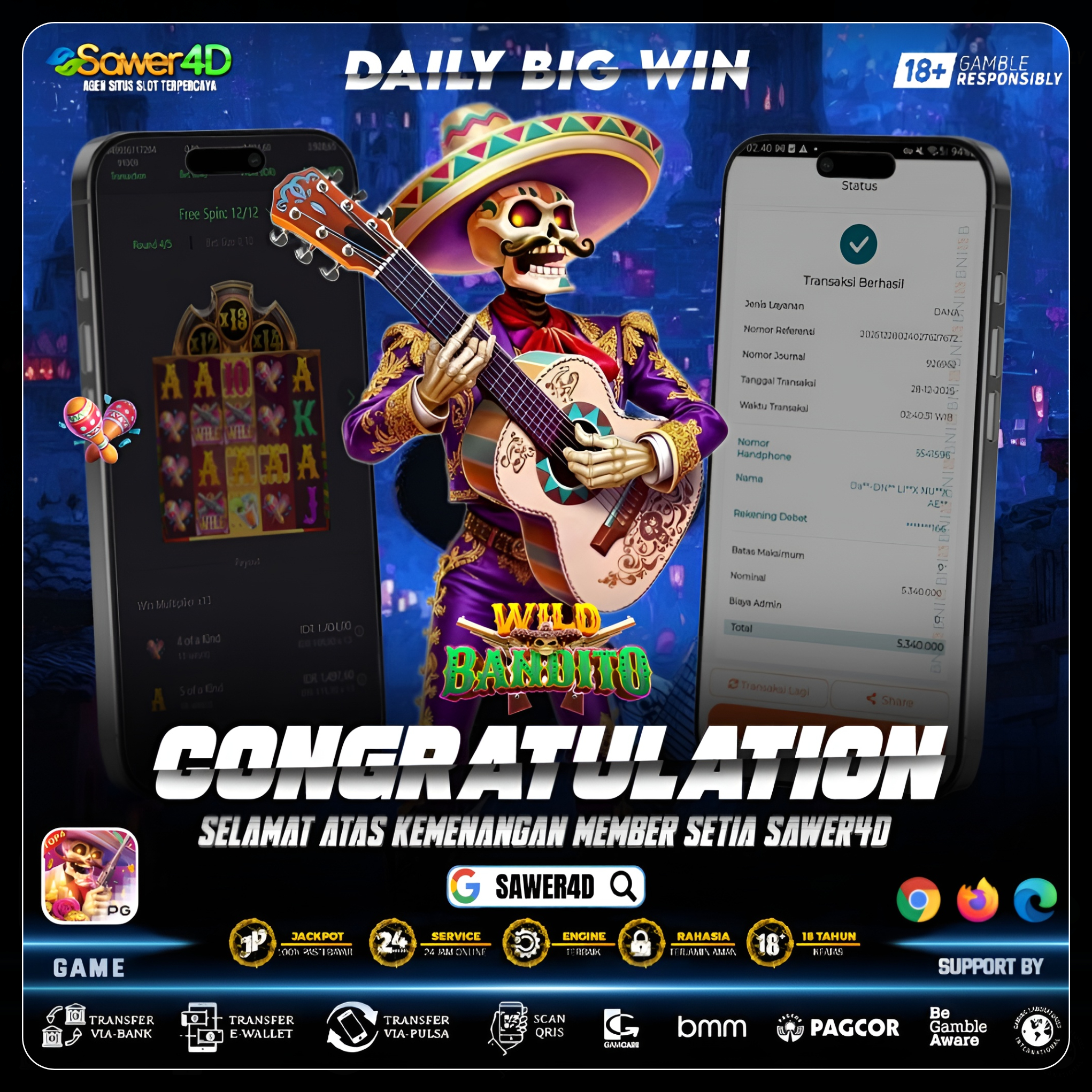 🎯 Spin santai, hasil gila! Wild Bandito buktiin kemenangan nyata!