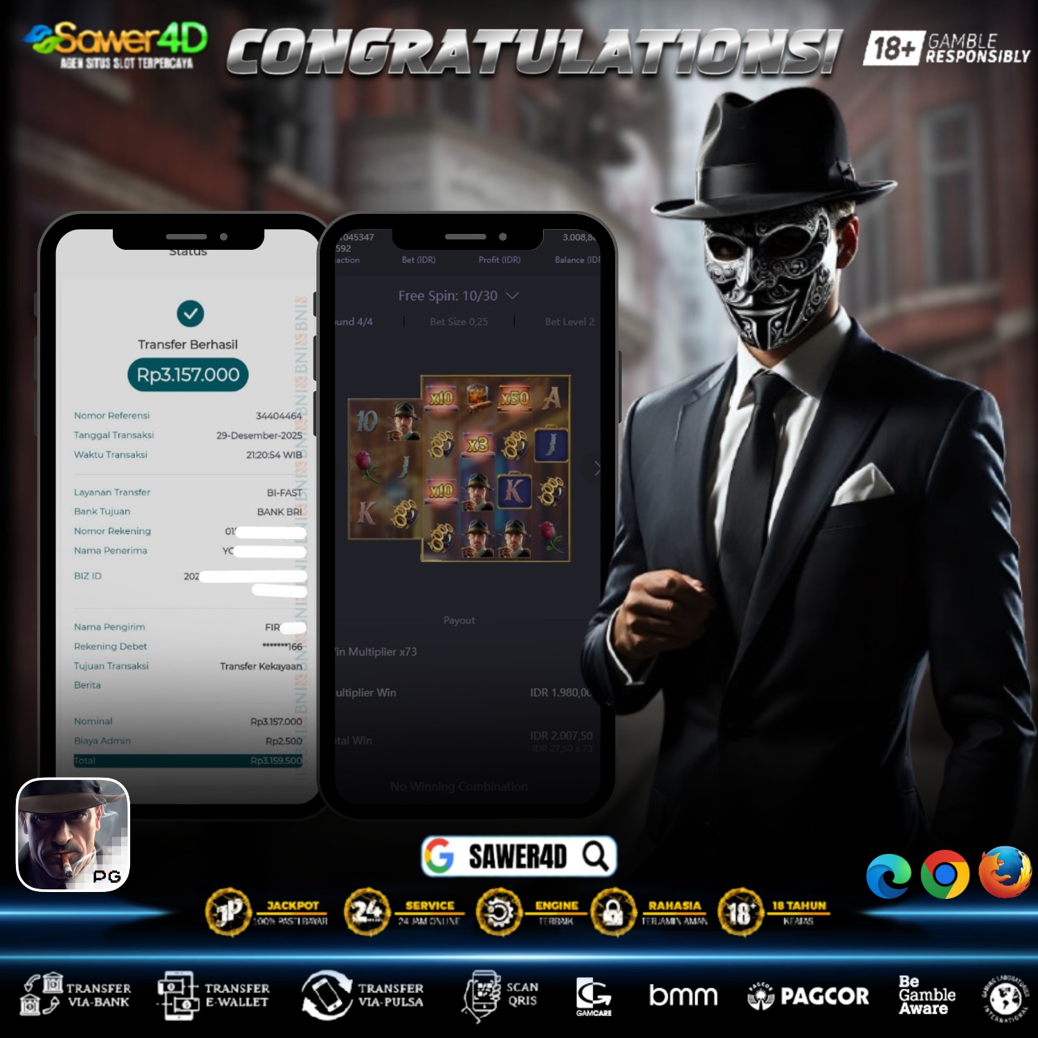 Selamat menikmati kemenangan di Mafia Mayhem. Momentum datang di waktu yang pas.