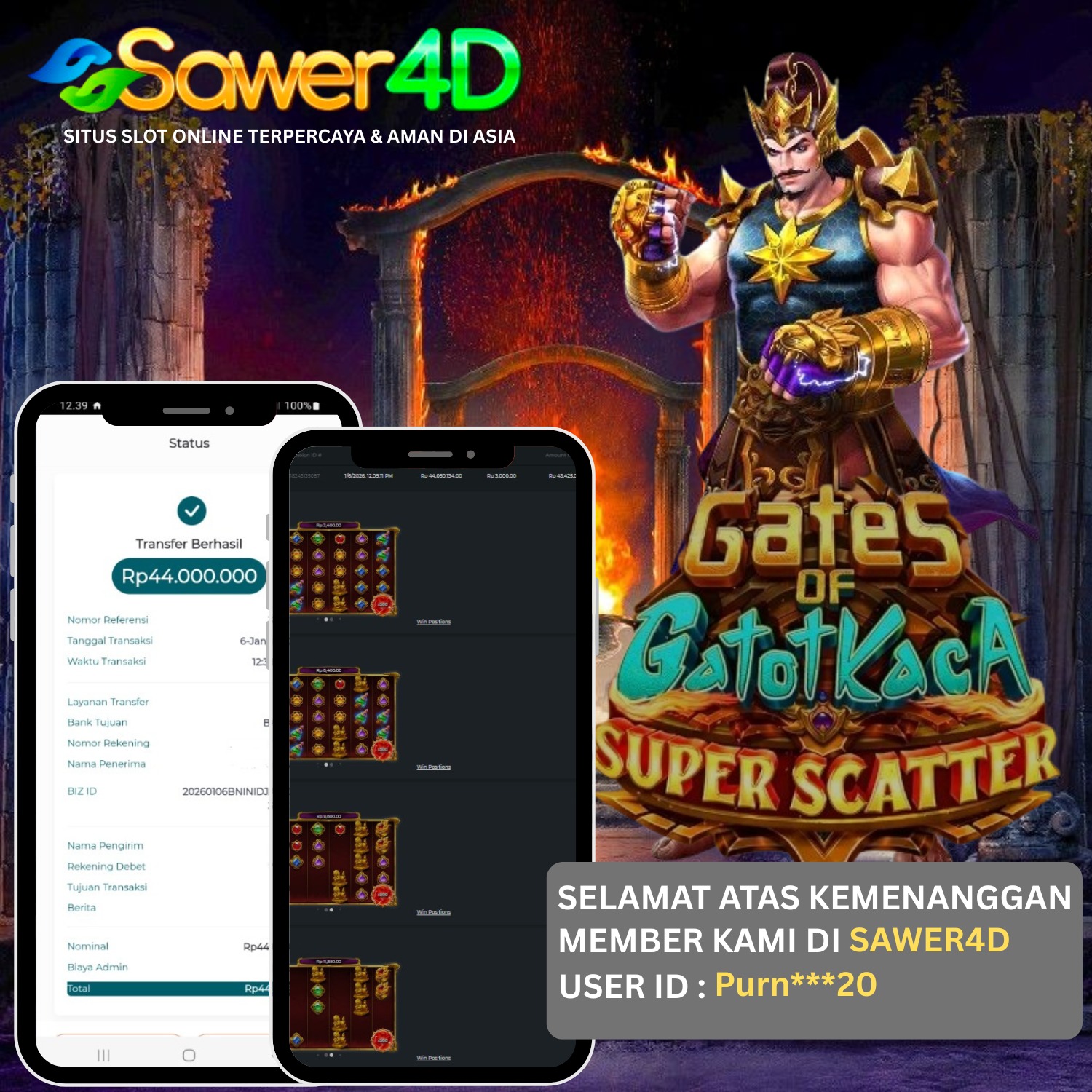 🔥⚡ GATOT KACA NGAMUK! ⚡🔥 Sekali buka gerbang, langsung TEMBUS 44 JUTA 💥 Gates of Gatot Kaca hari ini bener-bener gak ada obatnya.