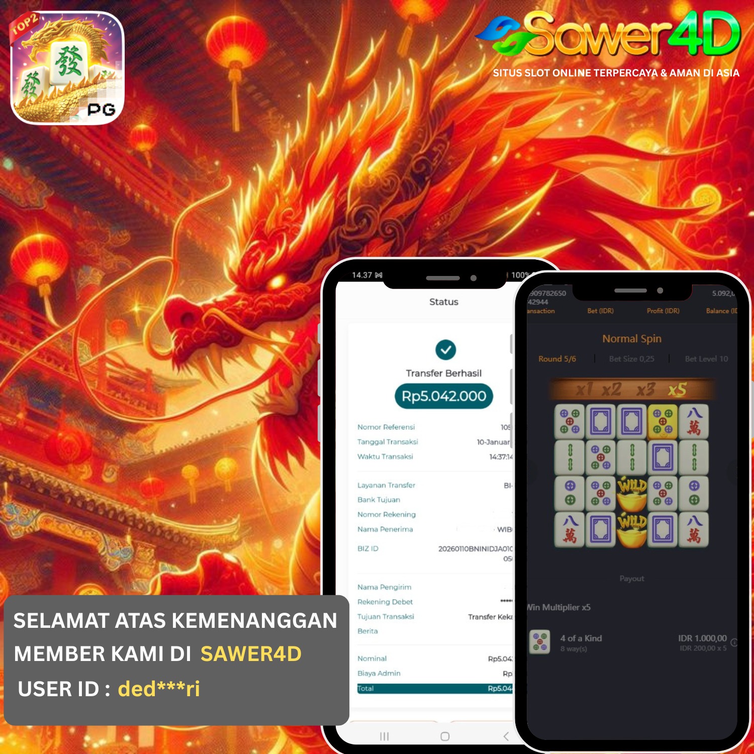 💥 KOMBO TURUN DERAS 💥 Mahjong Ways hari ini ROYAL PARAH, bukan buat yang lemah 😎💰