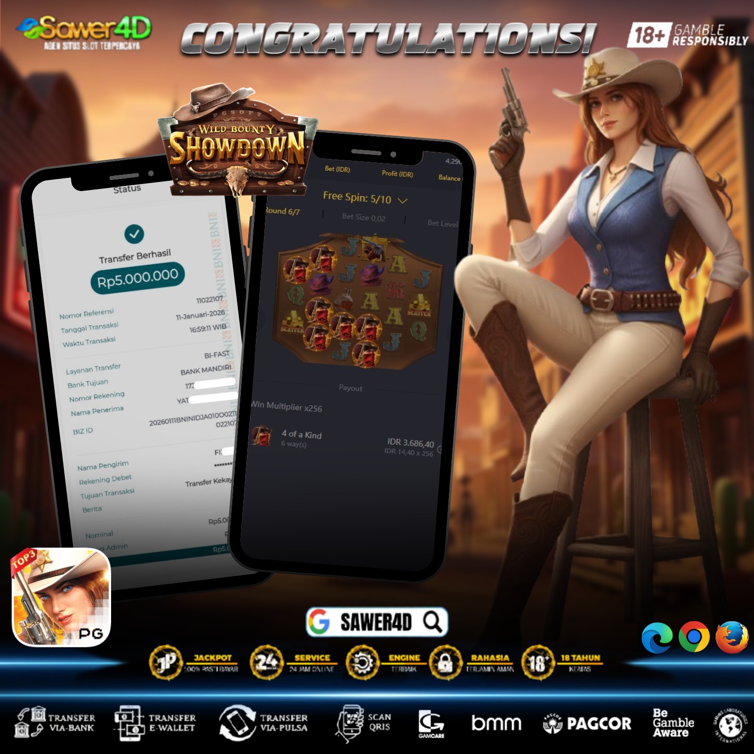 WILD BOUNTY SHADOW PECah! Scatter nyantol, kombo liar beruntun, saldo naik tanpa ampun 💸 Sekali masuk langsung panen, bounty dibabat habis!