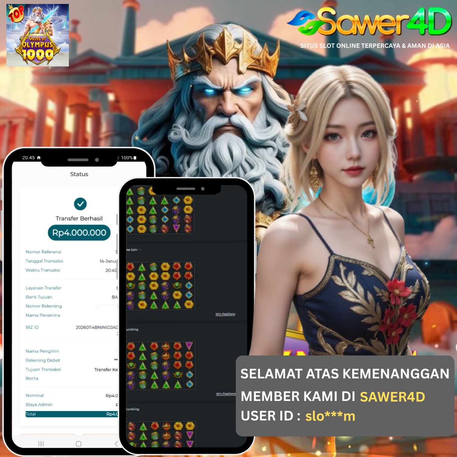 ⚡ GATES OF OLYMPUS MELEDAK! Petir Zeus turun bertubi-tubi, multiplier naik gila-gilaan. Sekali momen langsung bikin saldo lompat jauh 💥💸