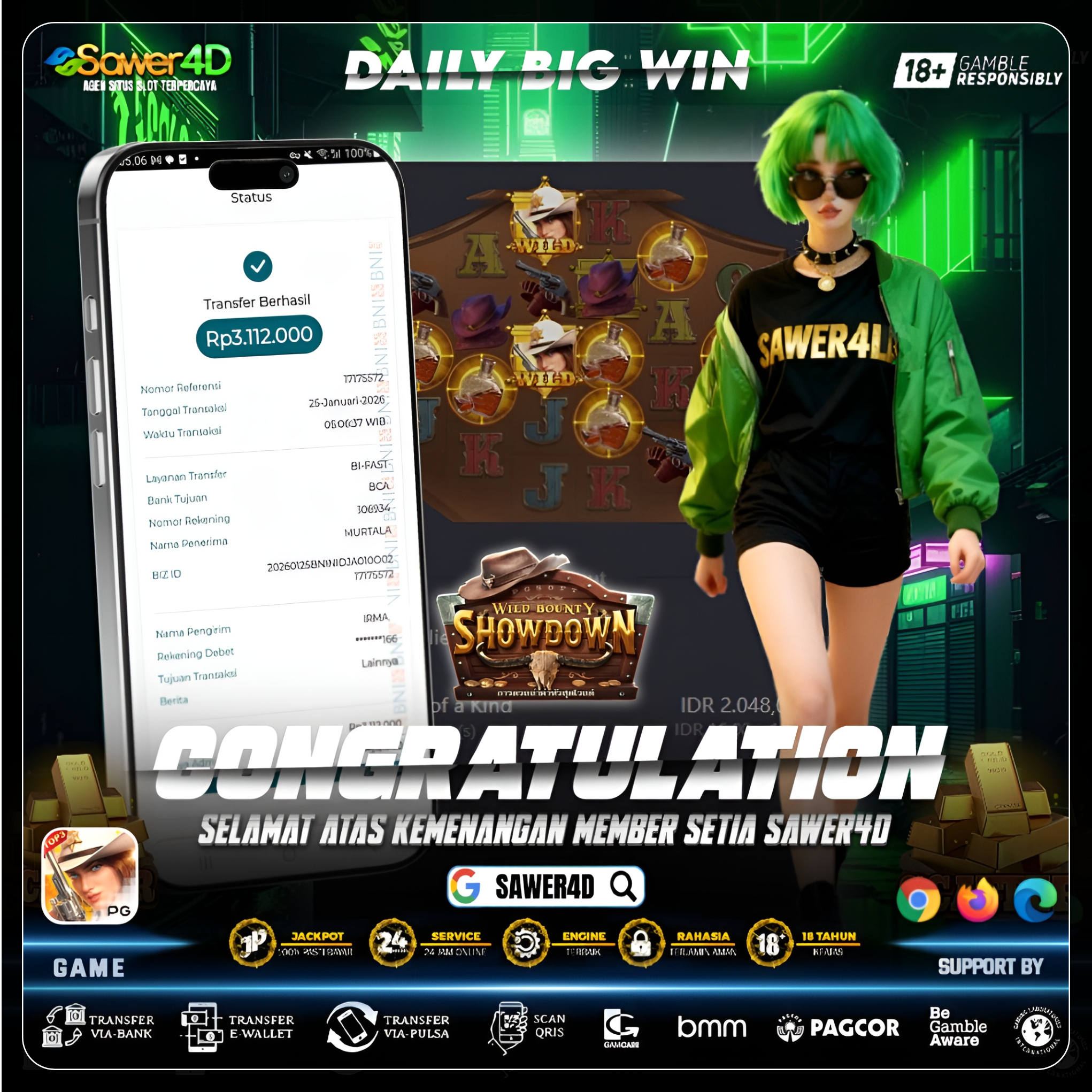 “Sekali tembak, saldo meledak! 🤠💥