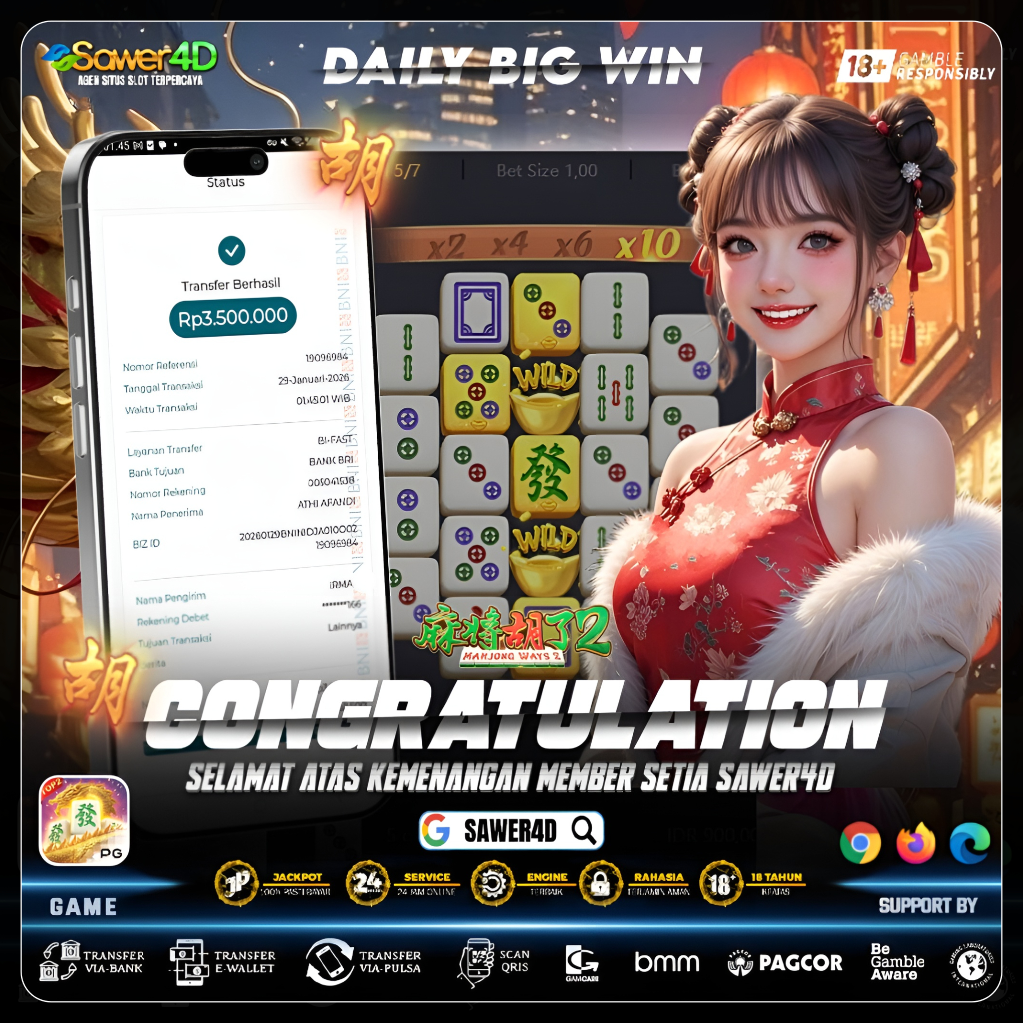 Mahjong Ways 2 emang beda kelas. 😎