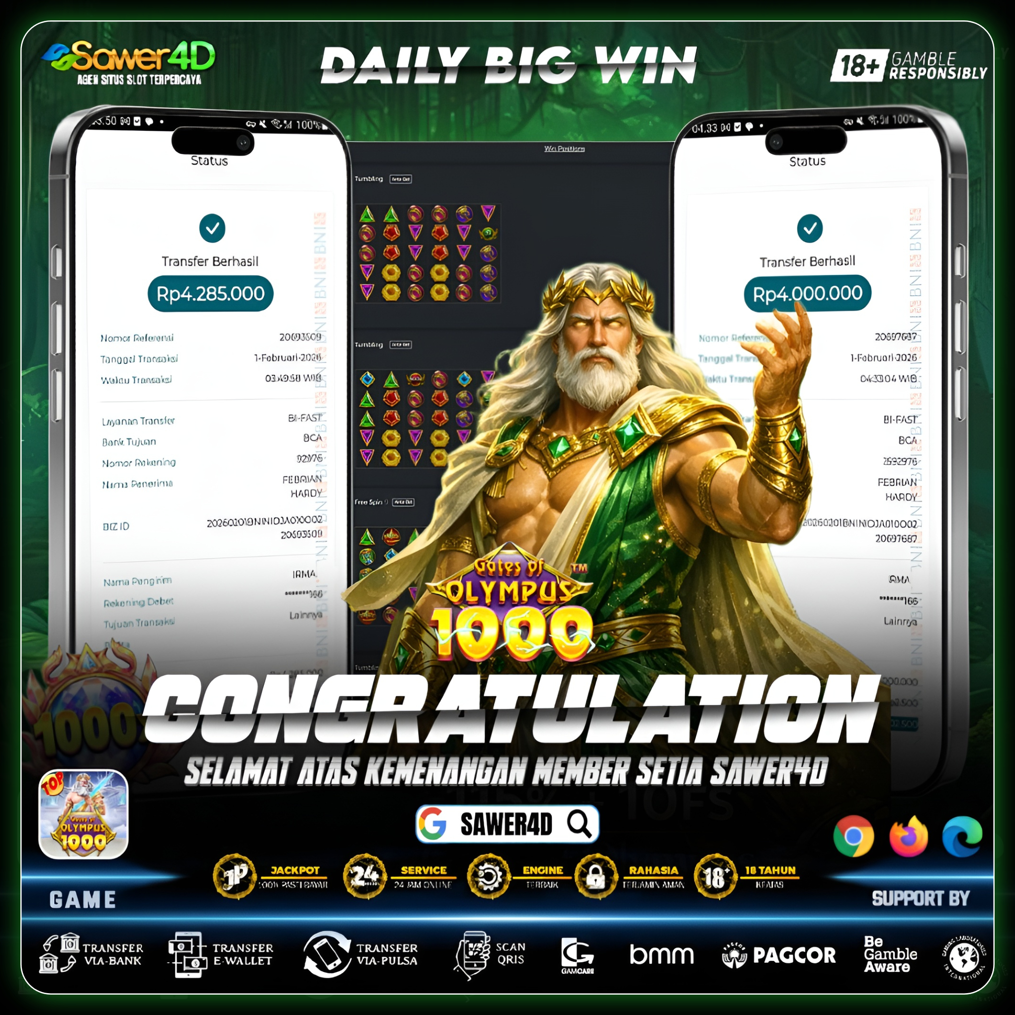 “Main santai, Zeus yang kerja ⚡😎”