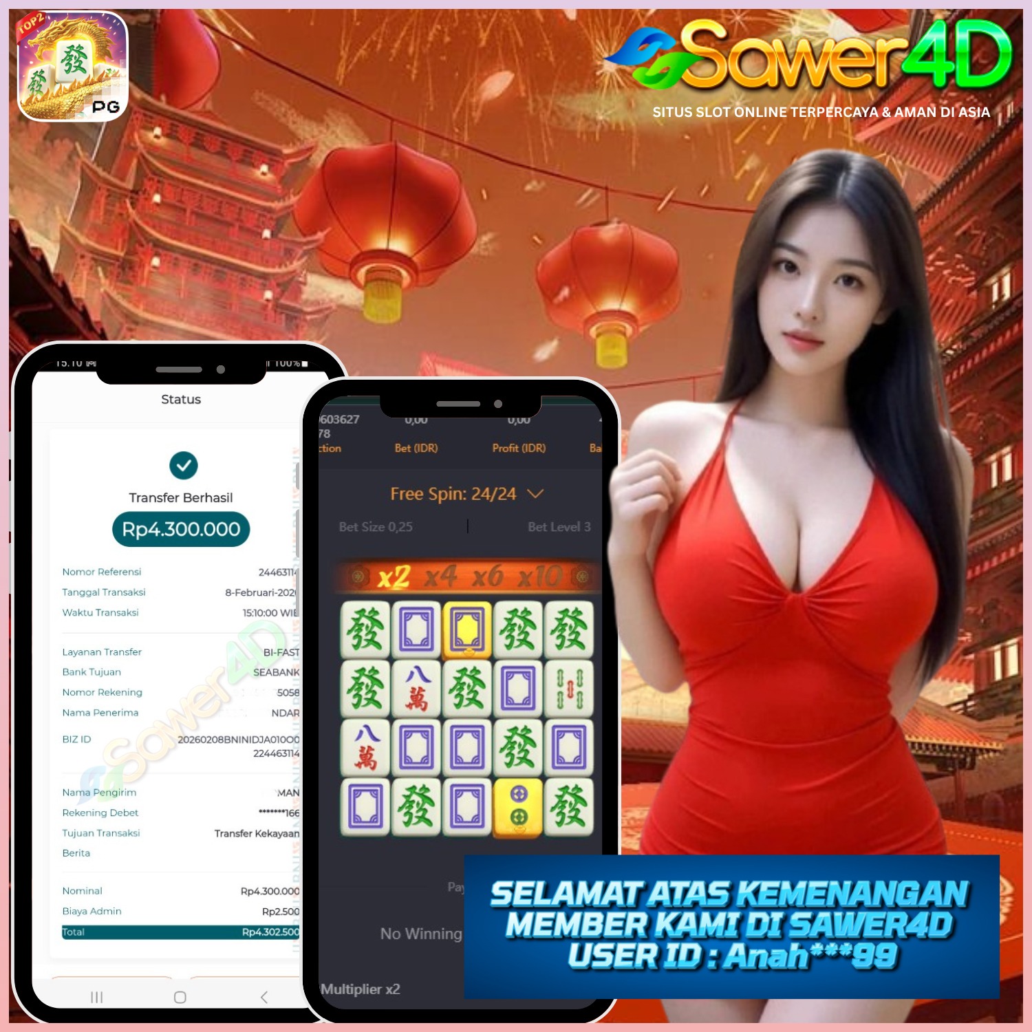 🀄 Spin tenang… hasilnya luar biasa. Tile berjatuhan, kombinasi rapih 💥 Multiplier naik, saldo ikut tersenyum 💸✨