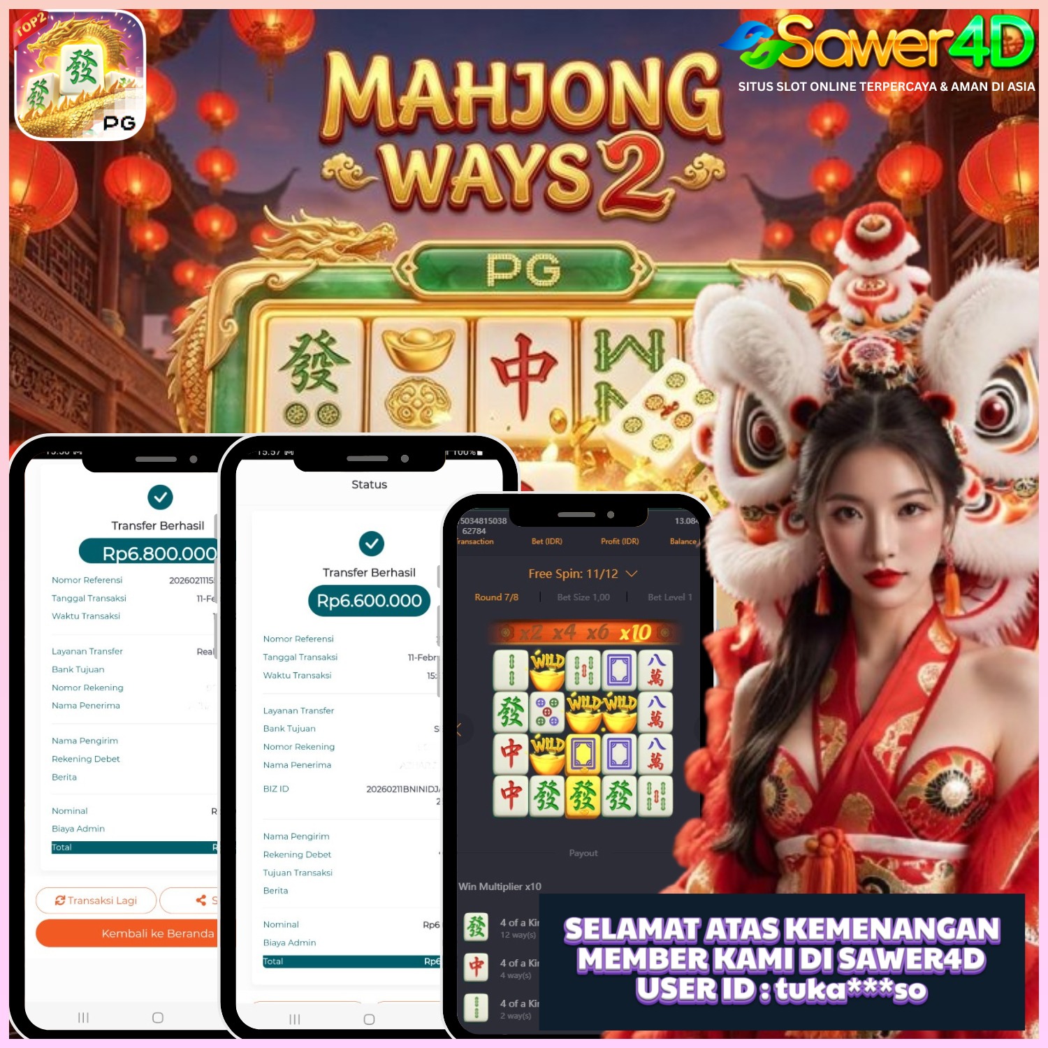 🀄 Kombinasi rapih banget… Hasilnya bikin senyum lebar 💰✨