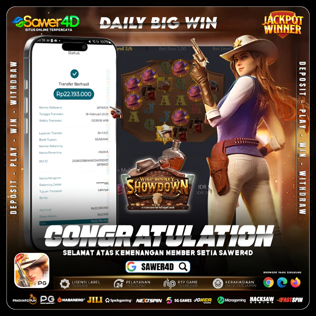 Siap duel, siap cuan! Wild Bounty Showdown bawa rezeki berlimpah!