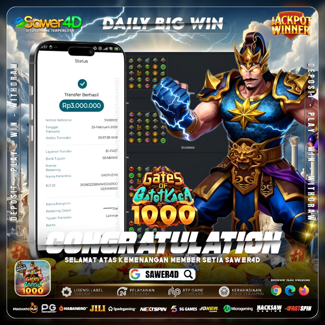 Sekali x1000 turun… saldo auto melesat tinggi! 🚀 Kekuatan legenda benar-benar terasa hari ini!