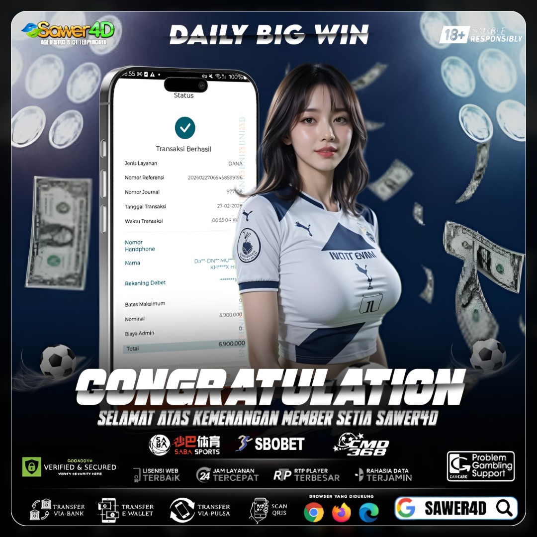 Main penuh strategi, hasilnya bikin hati happy! Berapa pun kemenangan yang kamu dapatkan, pasti dibayar LUNAS dan TUNTAS tanpa alasan! ✅💰