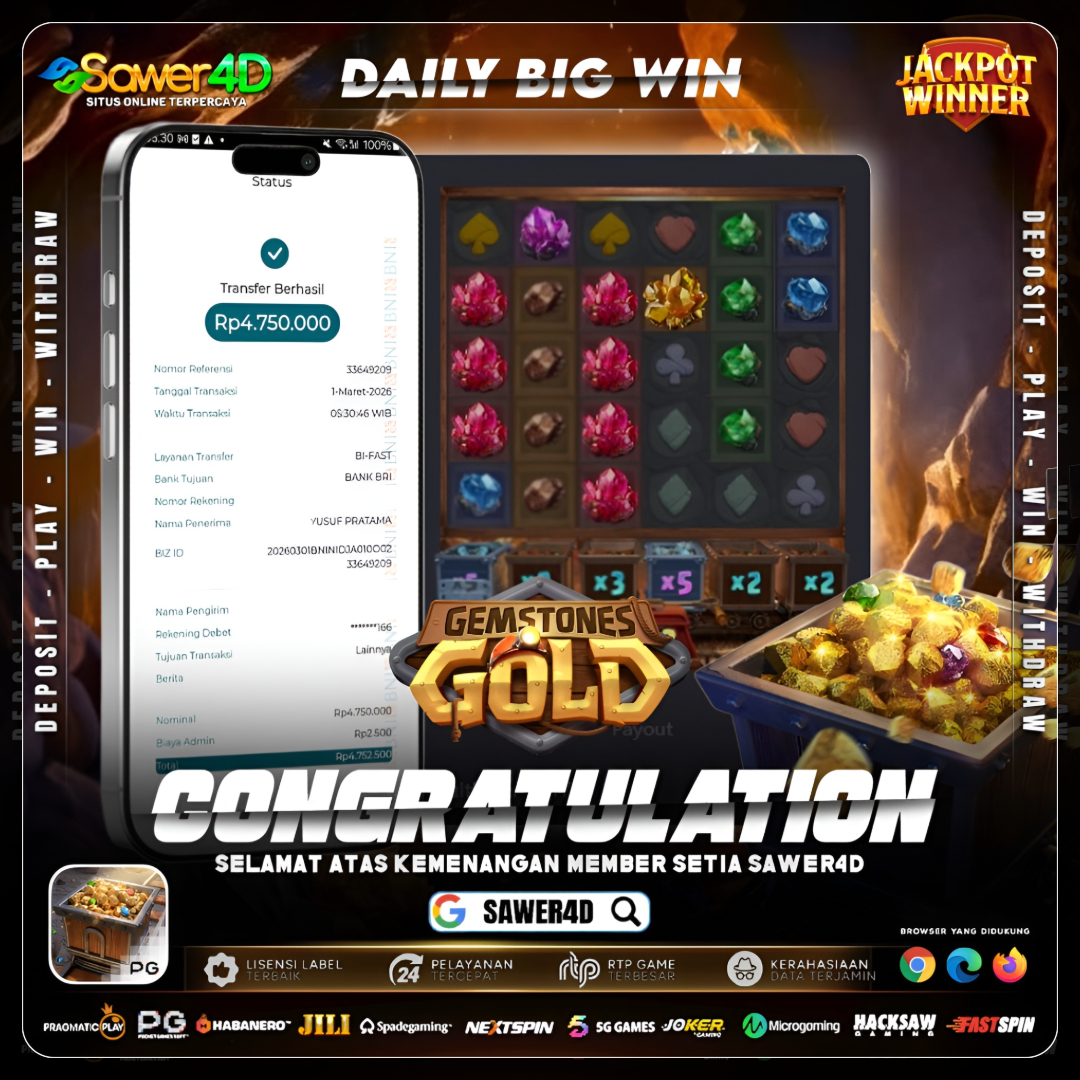 Modal santai, hasil nggak santai 😎 Gemstones Gold lagi tajir banget hari ini! 💰🔥