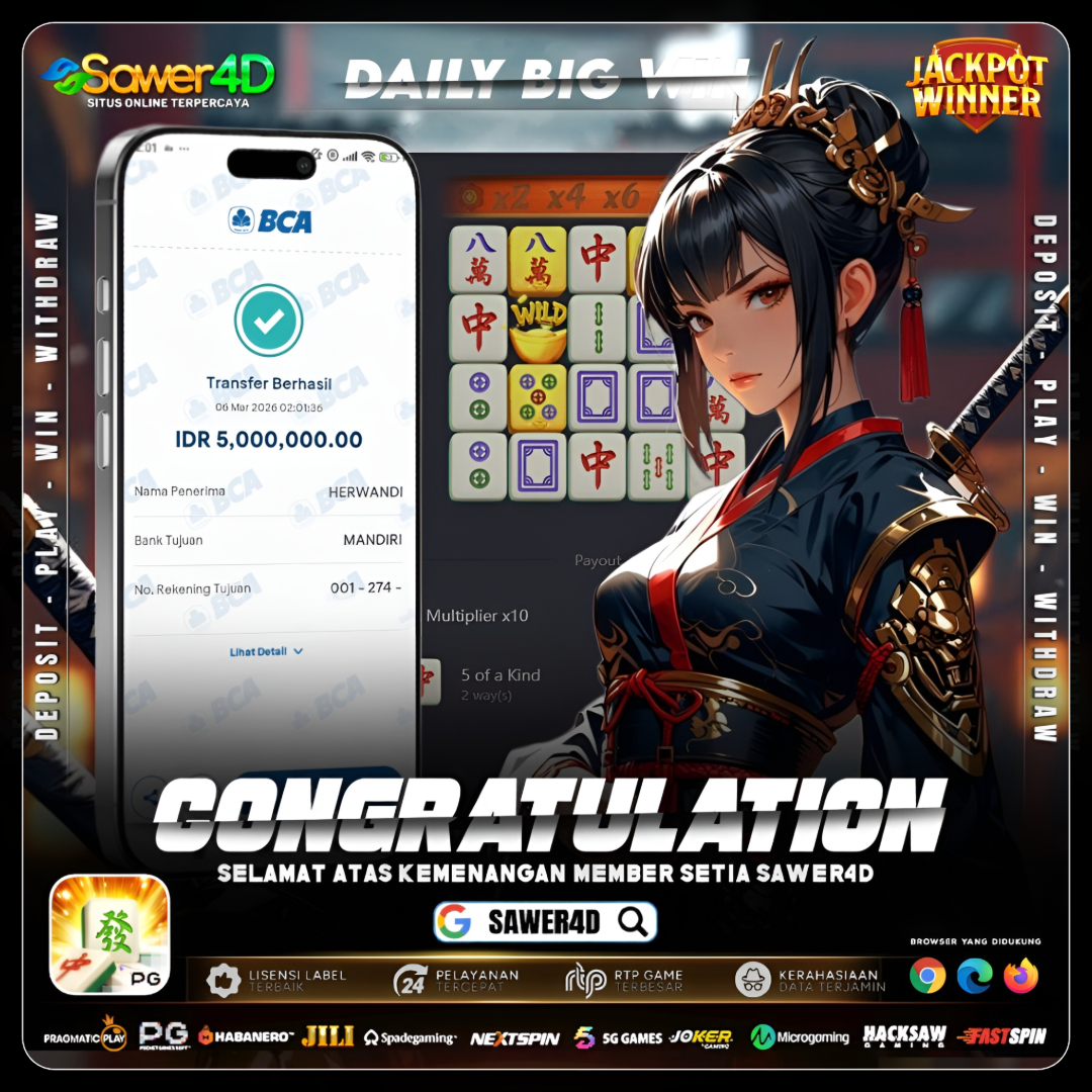 “Hari ini hoki di Mahjong Ways 1, kemenangan datang bertubi-tubi! 🔥”