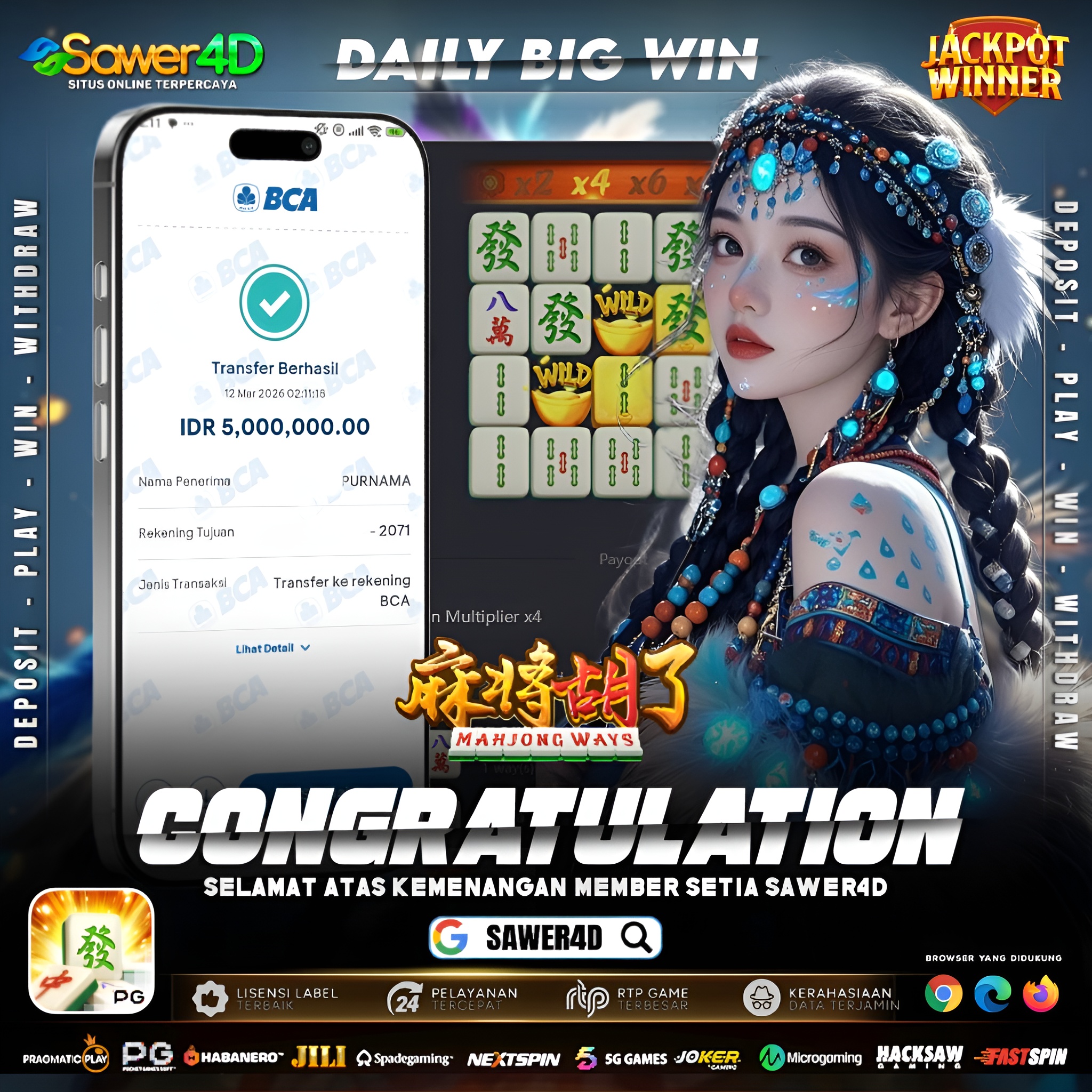 Spin santai tapi hasilnya luar biasa 🀄✨ Mahjong Ways kasih kemenangan yang bikin saldo makin tebal!