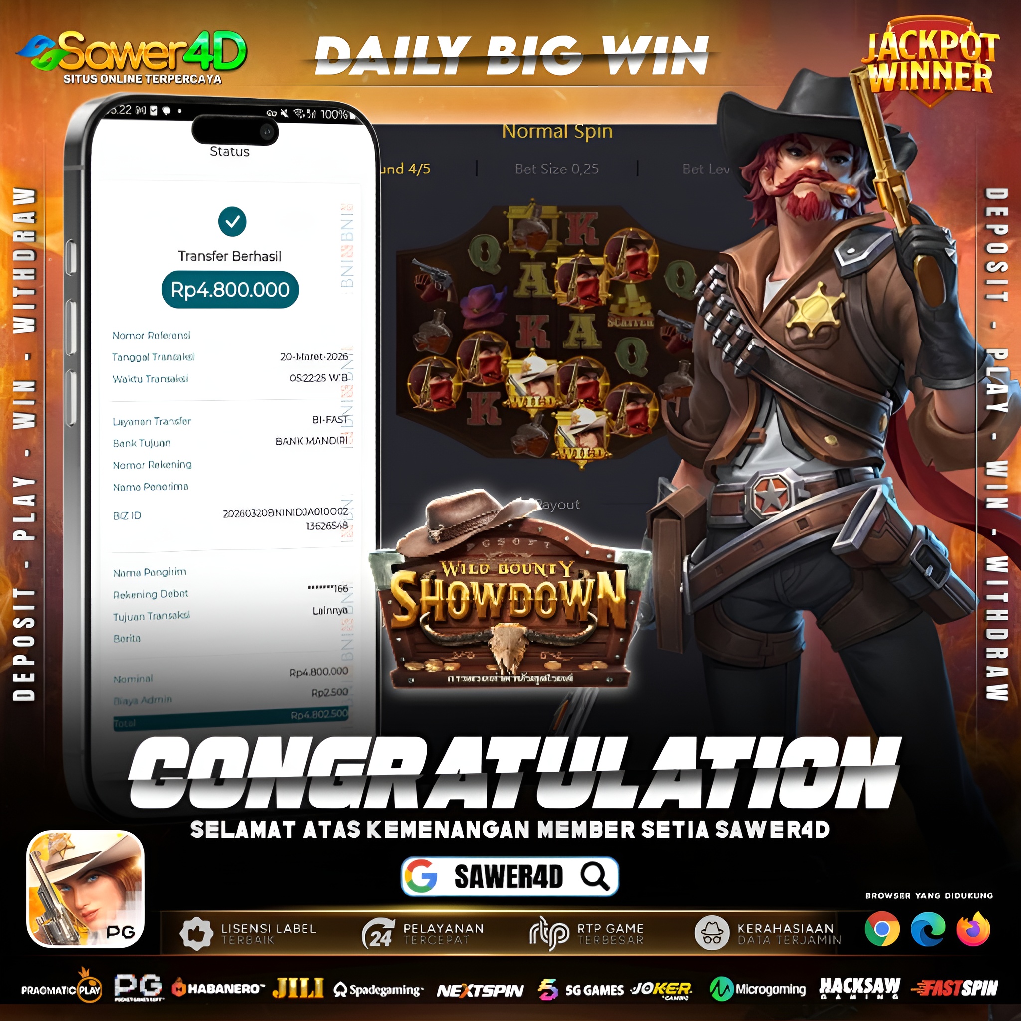 “Scatter datang tanpa permisi, saldo naik tanpa kompromi! 🤠💸 #WildBountyShowdown”