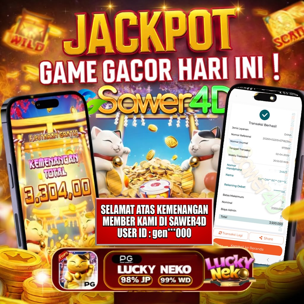 Iseng main Lucky Neko, eh malah dikasih keberuntungan gede 😎🐱💸