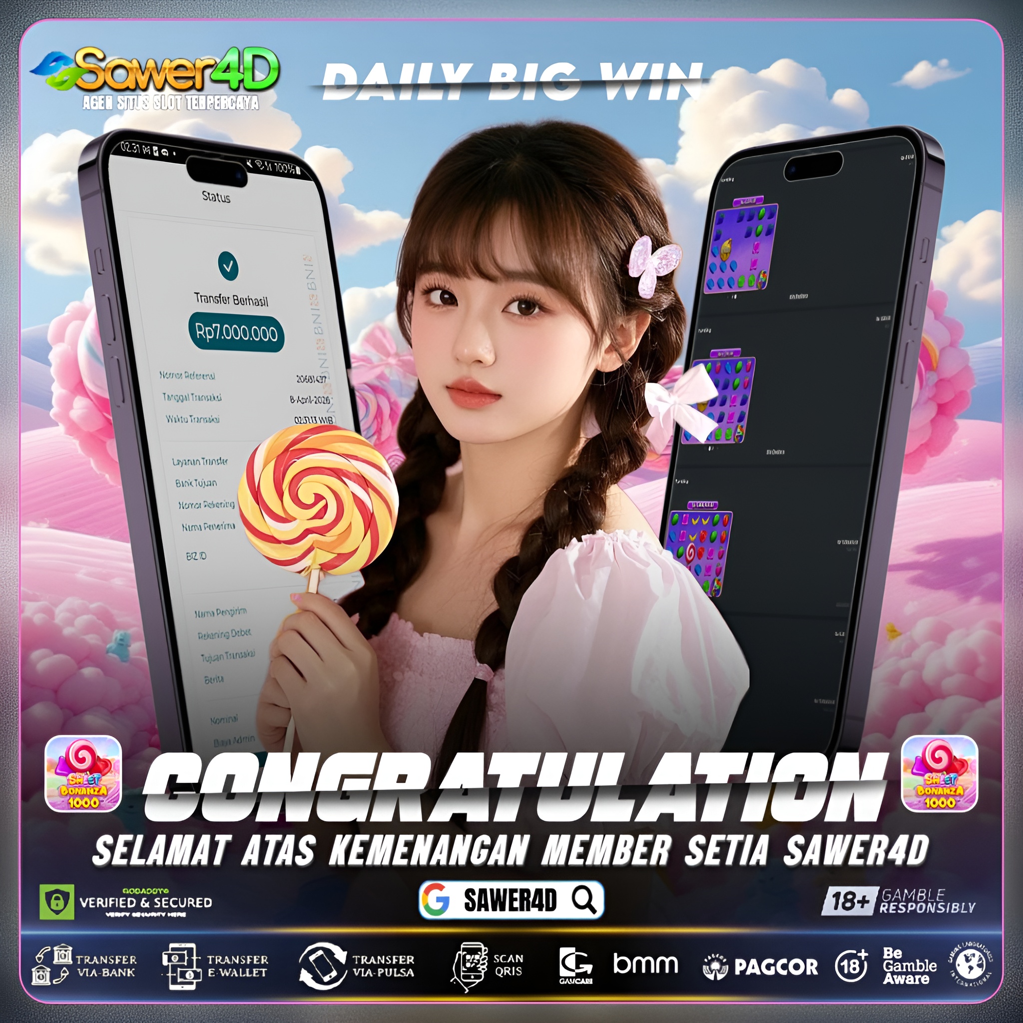 Sekali Putaran,Sweet Bonanza Pecah Selayar💎✨