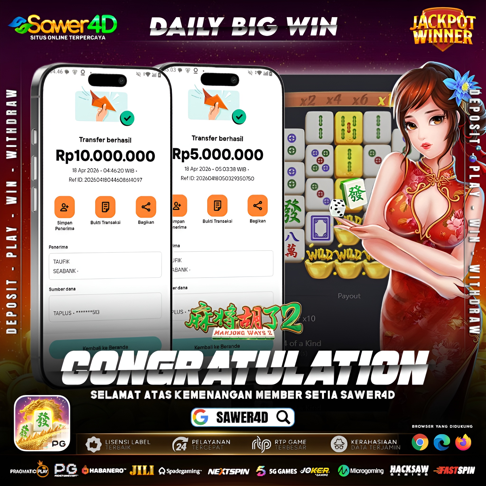 Siap jadi next winner? Saatnya giliran kamu panen cuan! 🎯💰