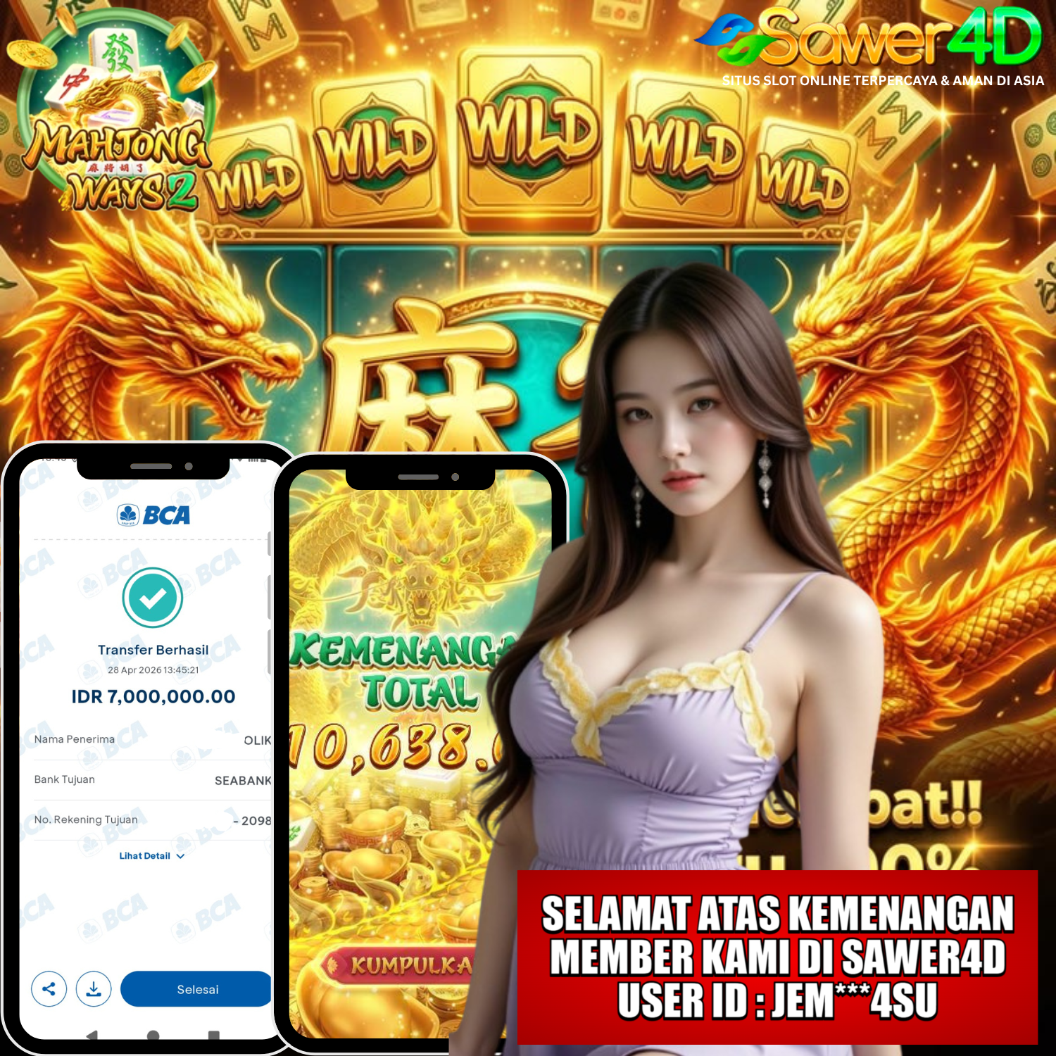 🔥 LAGI DAN LAGI CUAN! 7 JUTA DARI MAHJONG WAYS 2 MELEDAKKKKKK! 🔥