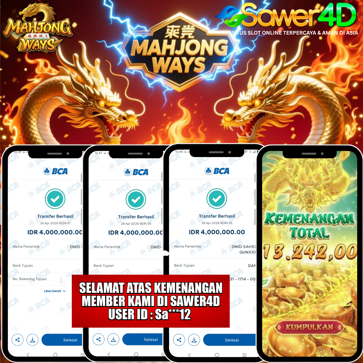 Mahjong Ways 1 sekali kasih, langsung bikin saldo meledak jutaan gacor parah hari ini di mahjong ways 1 👑💰
