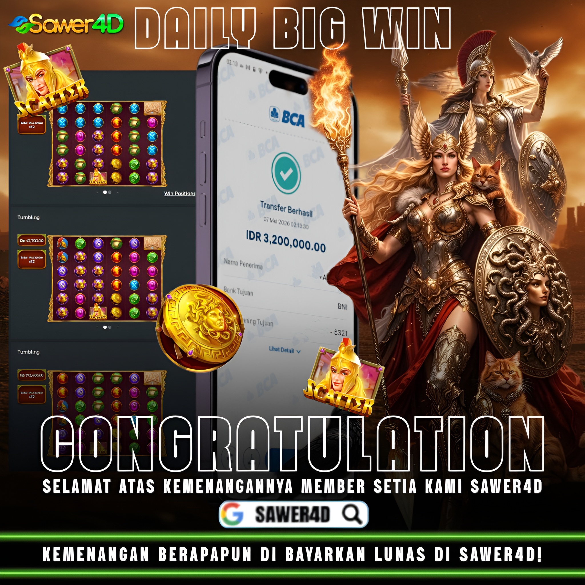 PECAHAN BUKANLAH MIMPI TAMPI KUNCI...TIDAK ADA YANG MUSATAHIL DI SAWER4D!