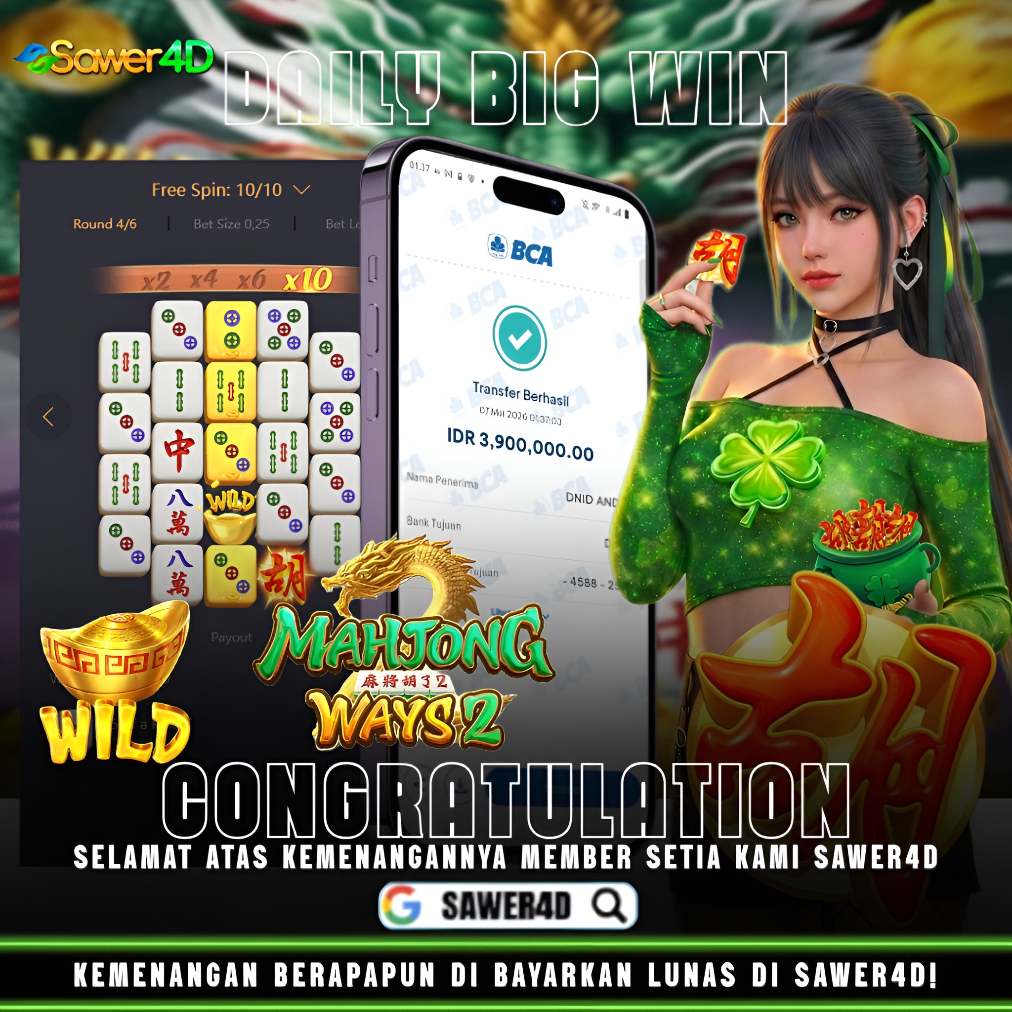 NAGA HADIR...SEKETIKA REKENING BANJIR...🔥💎