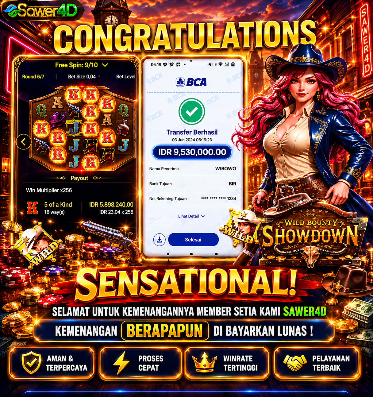 WILD BOUNTY SHOWDON MENGAMUK PECAH SELAYAR TAK TERHINDARKAN!