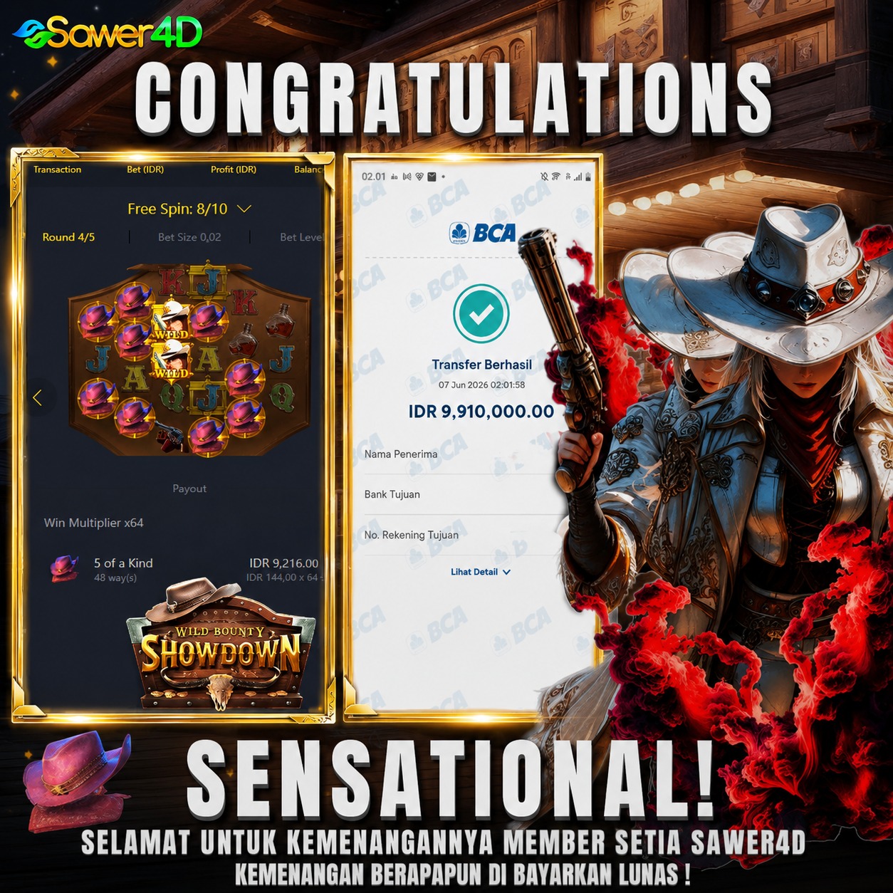 Hari ini giliran Wild Bounty Showdown yang kasih kejutan besar!