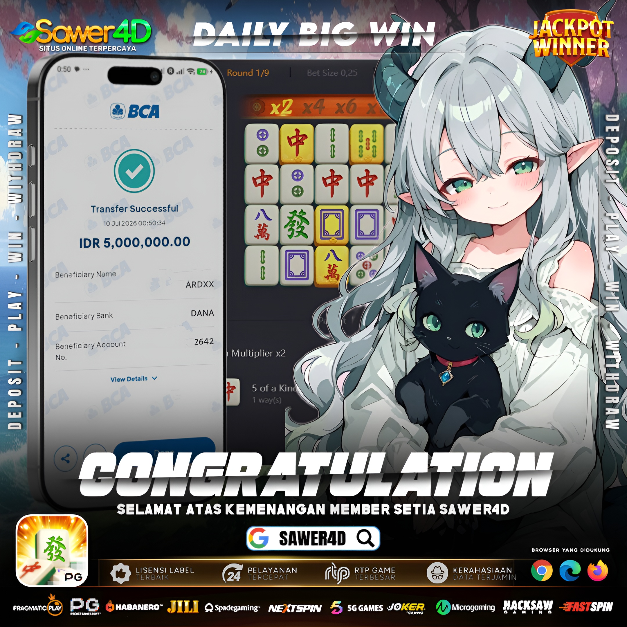 Scatter Mahjong Turun...Pecah Beruntun...