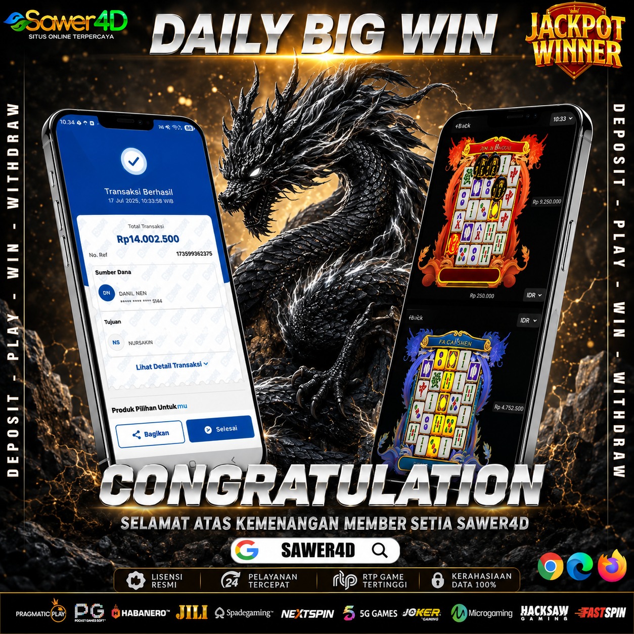 Mahjong Wins lagi gacor! Kombinasi beruntun bikin kemenangan terus bertambah! 💰🔥