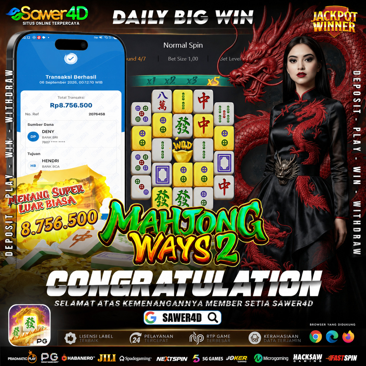 🀄🔥 Mantap! Mahjong Ways 2 kali ini berhasil memberikan hasil yang luar biasa! 🏆✨