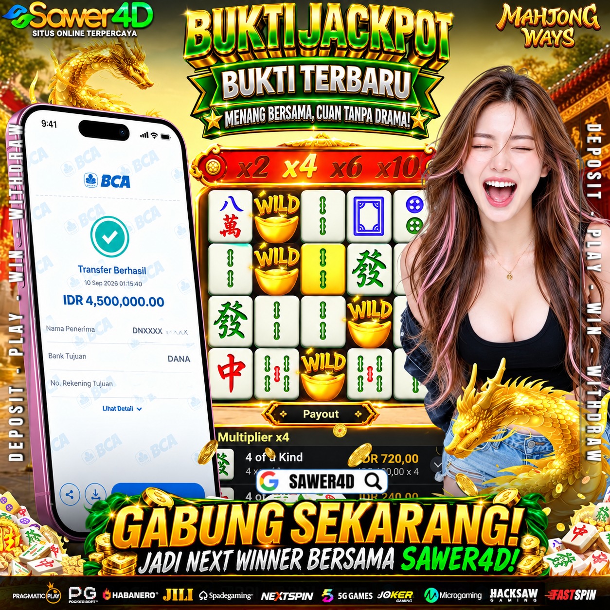 🀄💥 Pecah! Kemenangan berhasil diraih di Mahjong Ways 2 dengan hasil yang mantap! 🏆